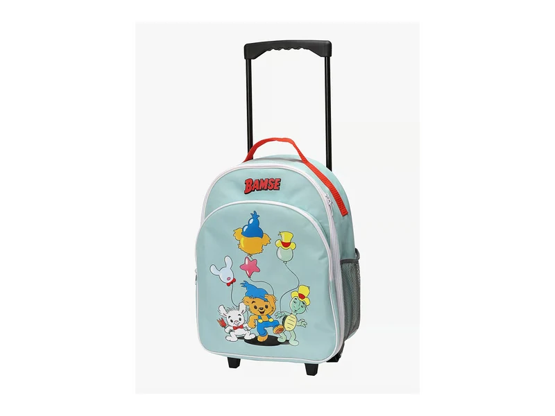 Bamse barnväska i tyg och plast