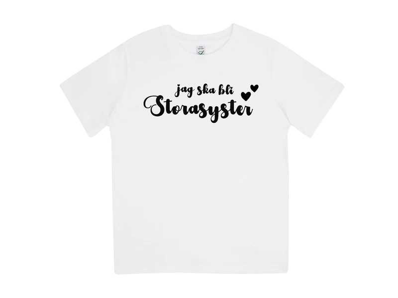Jag ska bli Storasyster – T-shirt barn