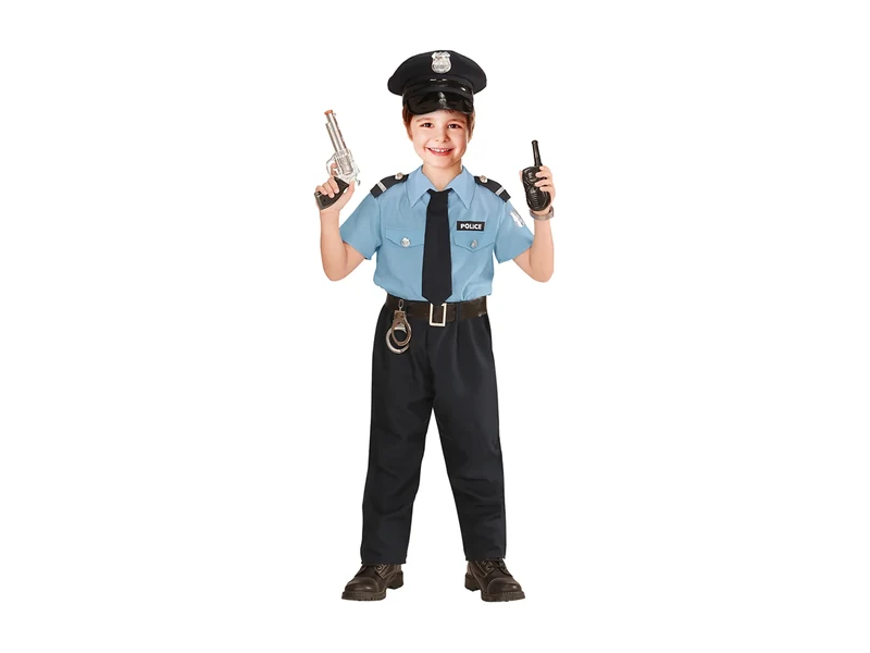 Polis Officer Barn Maskeraddräkt, Small
