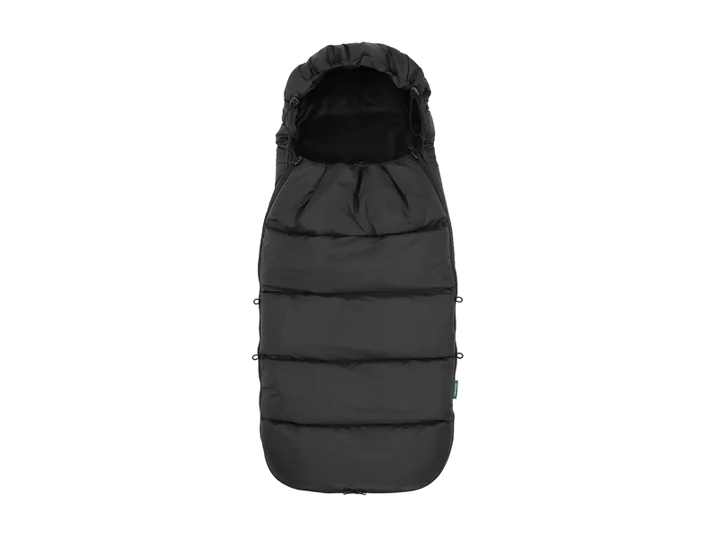 KongWalther Puffer Footmuff Black, svart