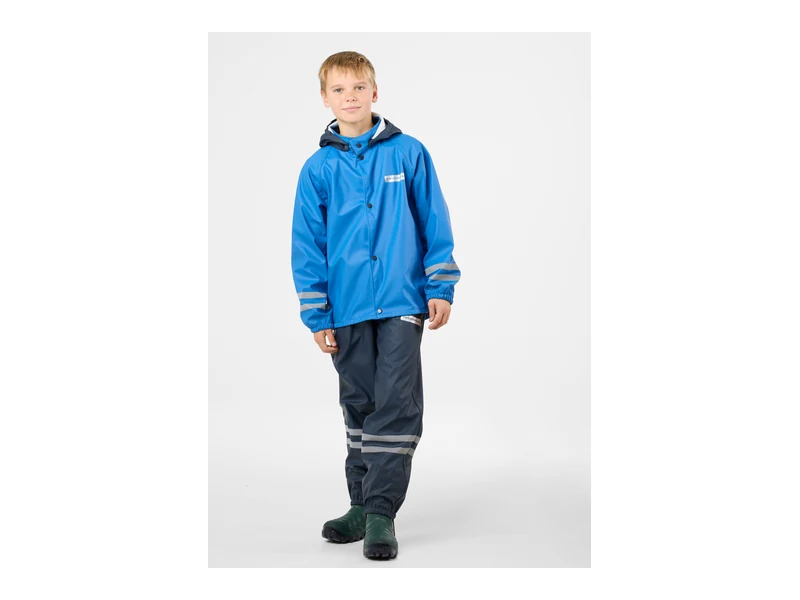 Swedemount Rusk Rain Set JR, Blue/Dk Navy