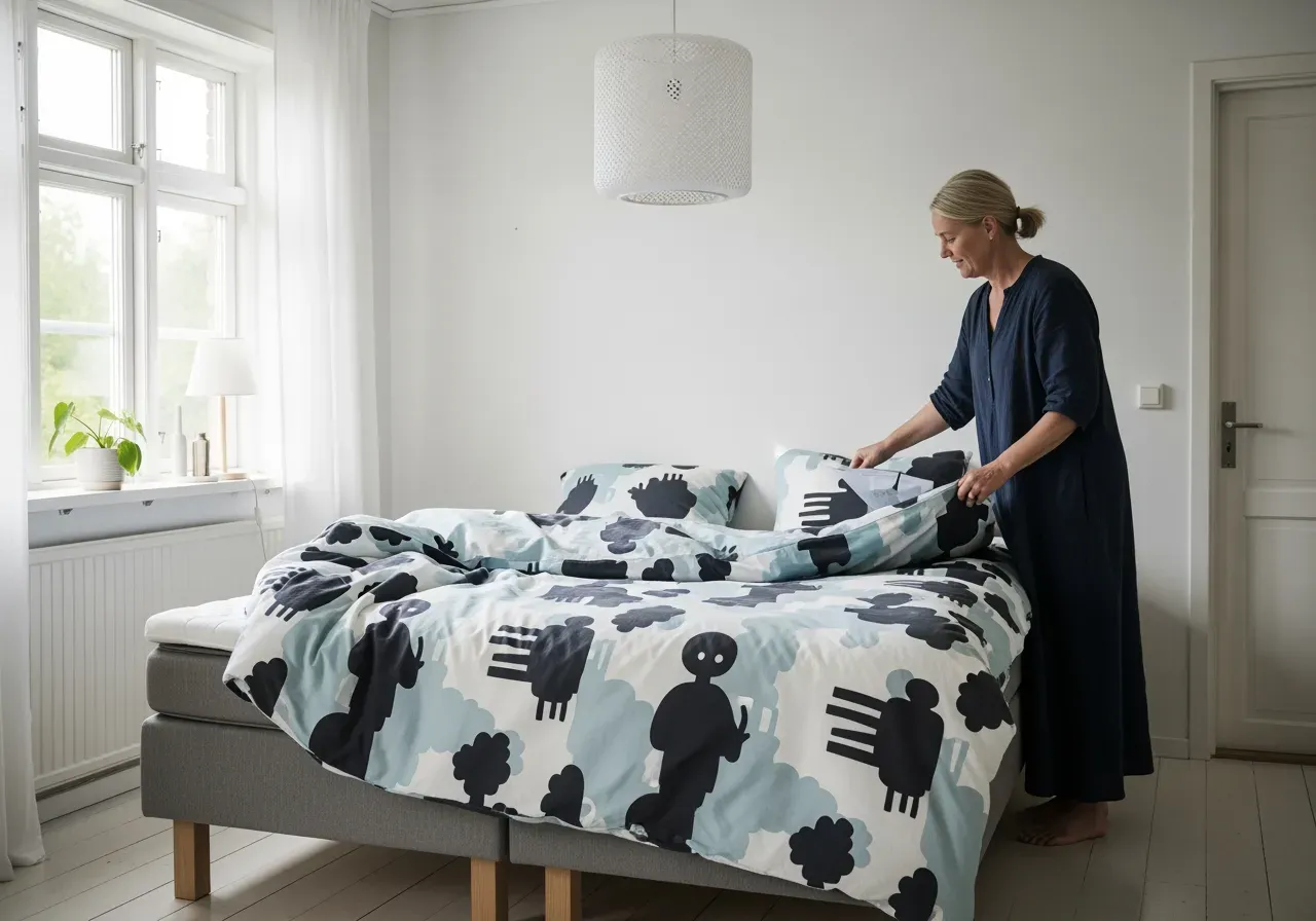 Sommarskuggan sängkläder för sommar