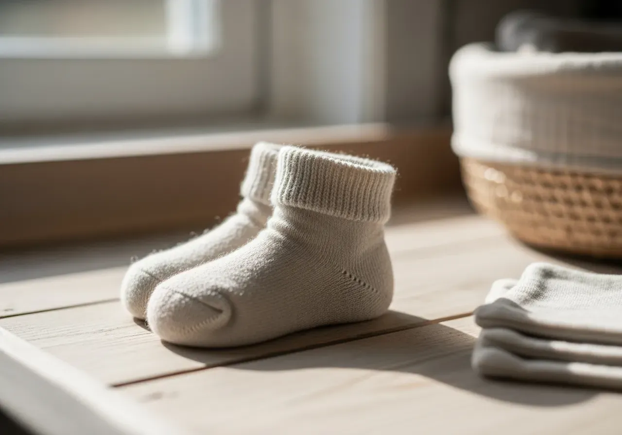 Bebisstrumpor - enkla val för babykläder