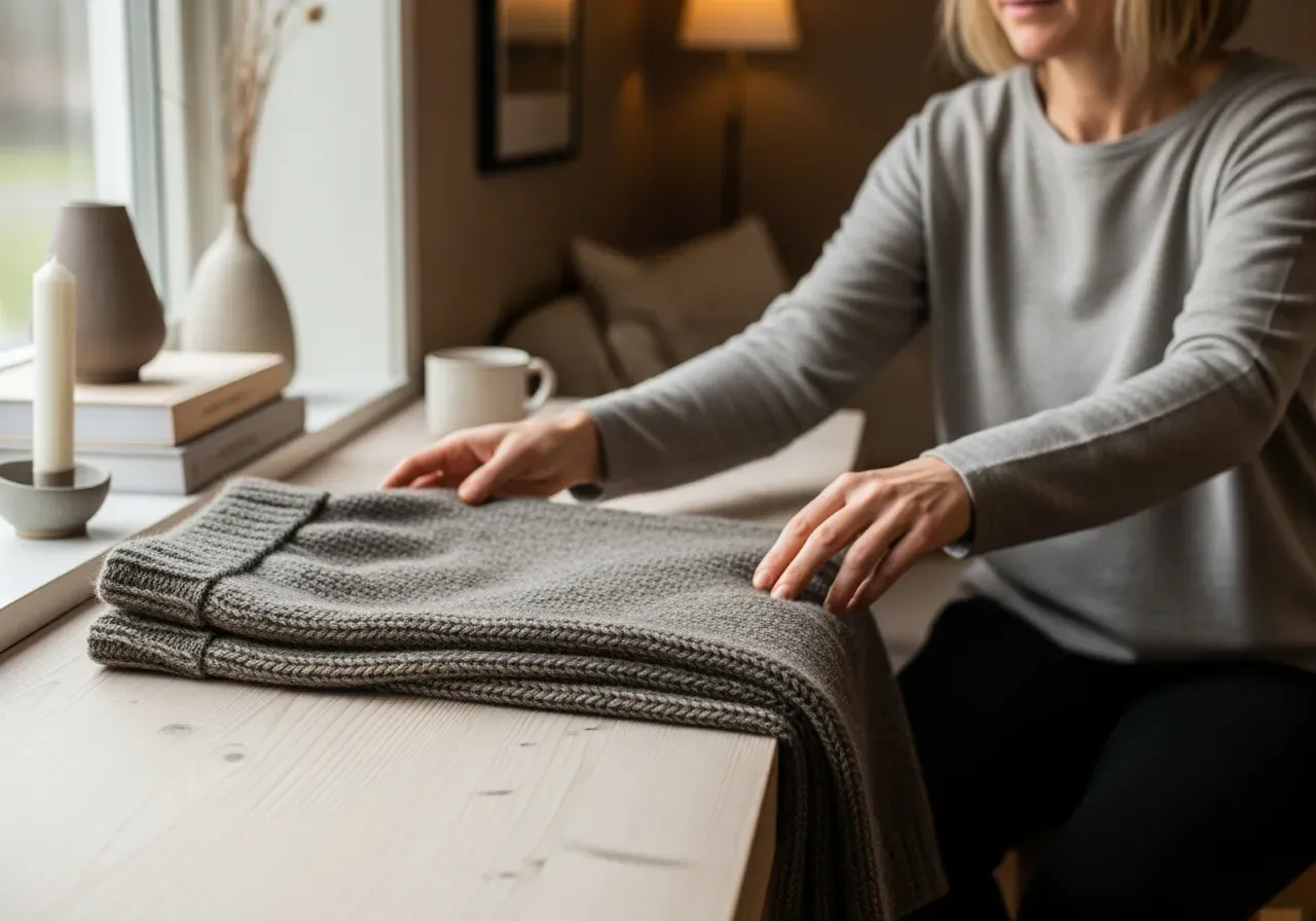 Värmande byxor i ull för vardag