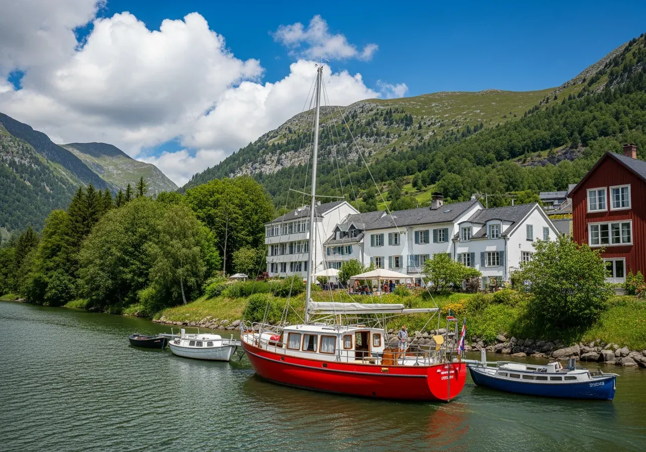 Rosa set med kjol och topp