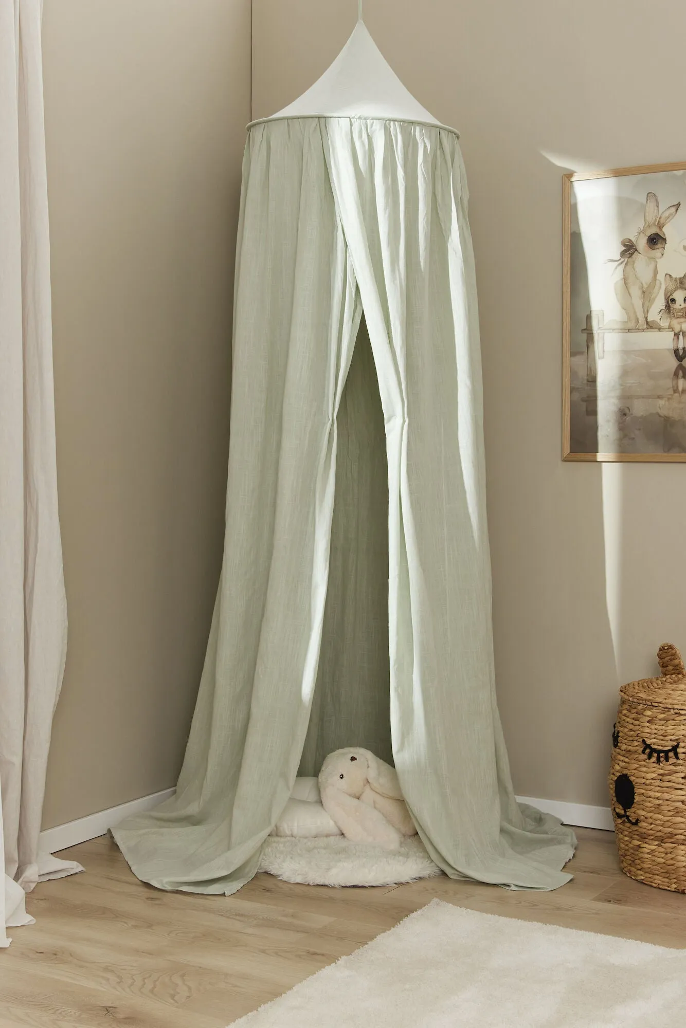 Alice &  Fox LINNEA Sänghimmel, Dusty Green