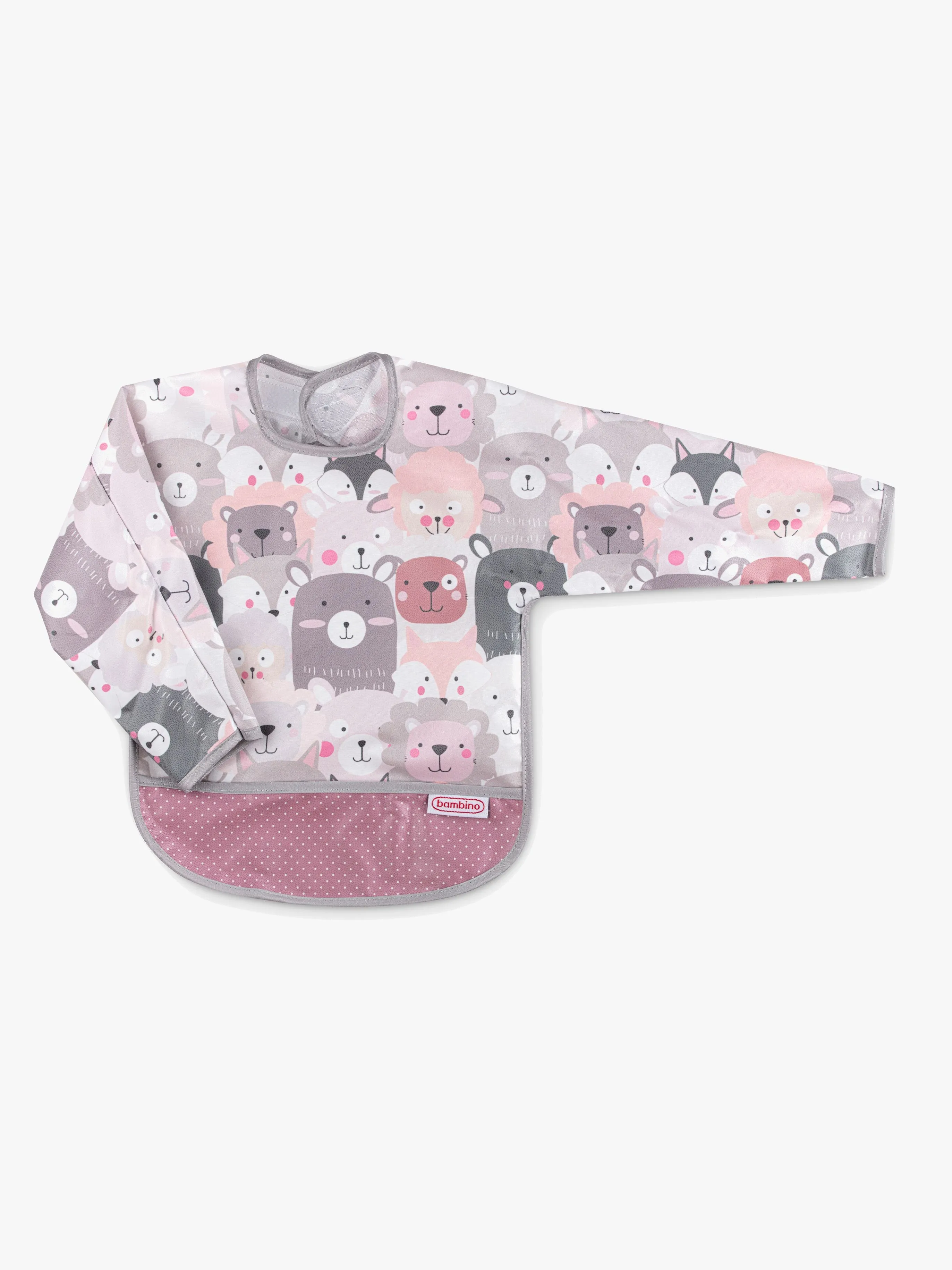 Bambino Eat-n-Play  Långärmad Haklapp Blandad