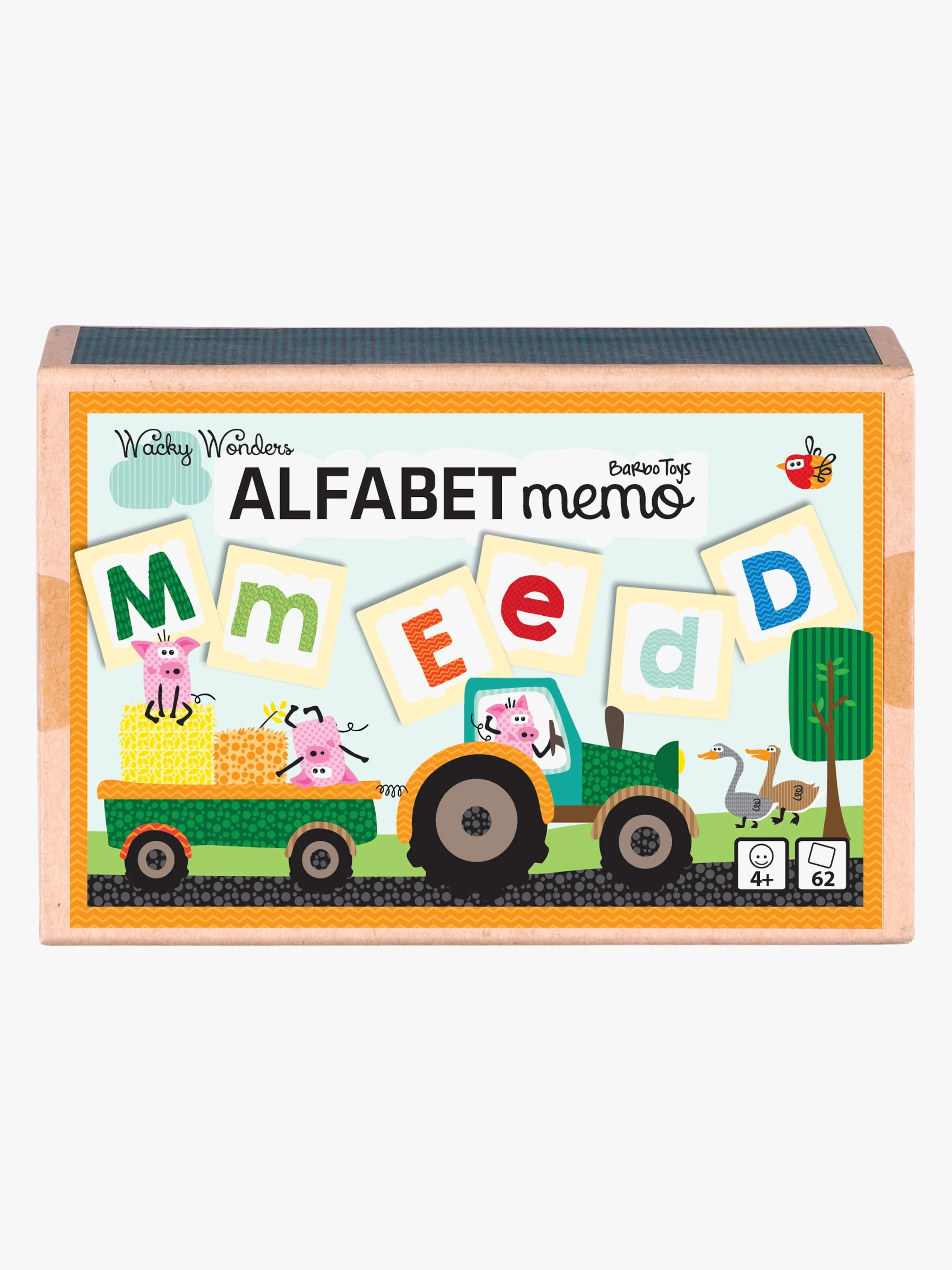 Barbo Toys Wacky Wonders Bokstavsmemo