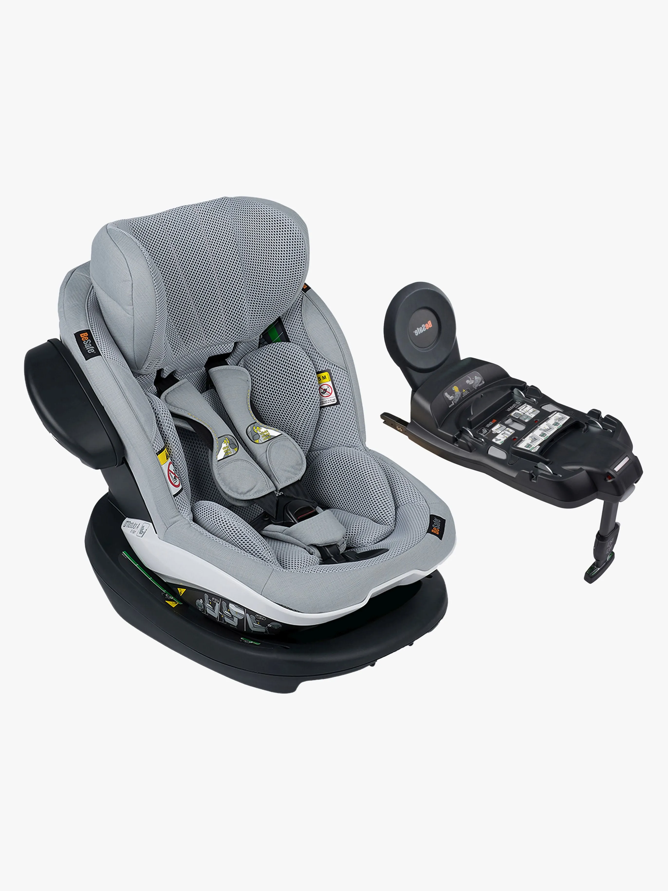 BeSafe iZi Modular A RF X1 i-Size Bilbarnstol inkl. Bas, Peak Mesh Grey