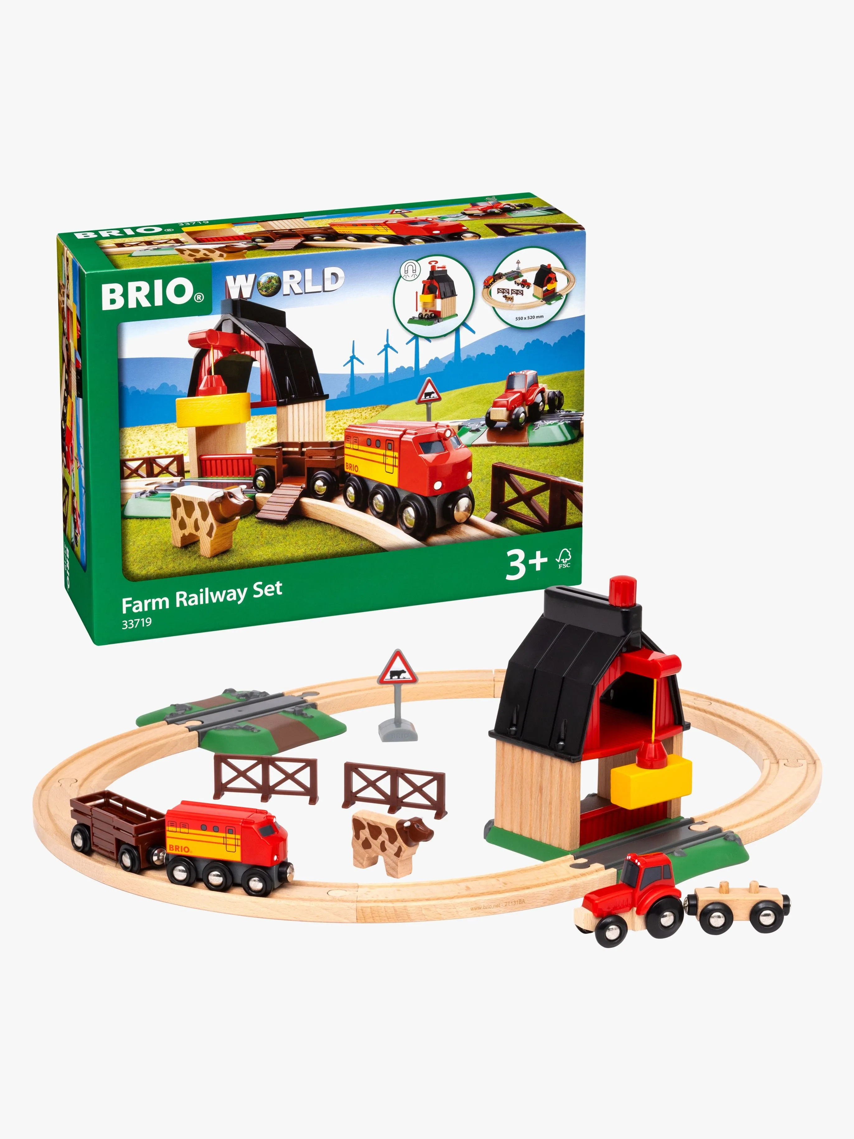 BRIO 33719 Tågset Bondgård