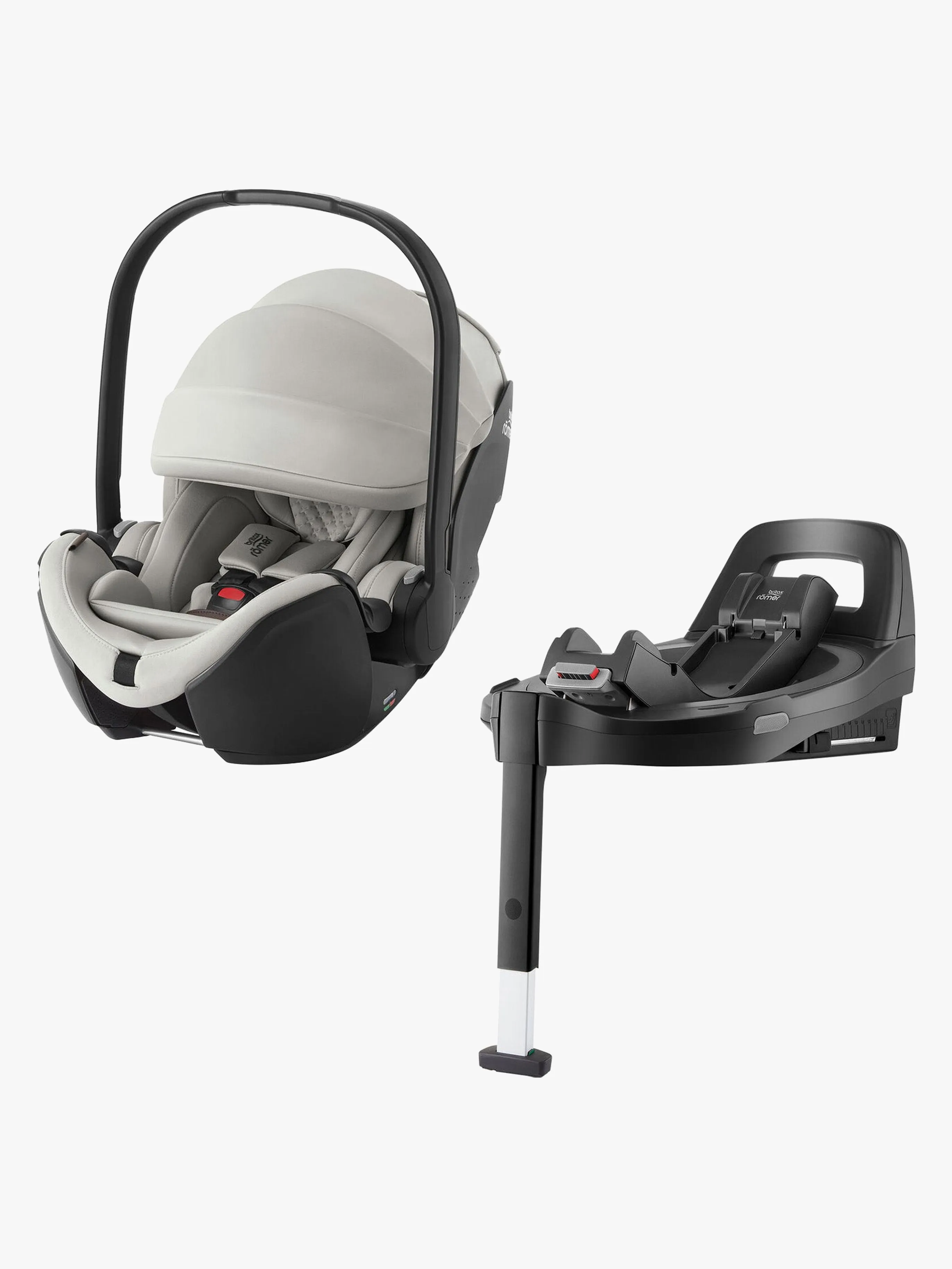 Britax Römer Baby-Safe Pro Babyskydd inkl. Vario Bas 5Z, Linen Grey