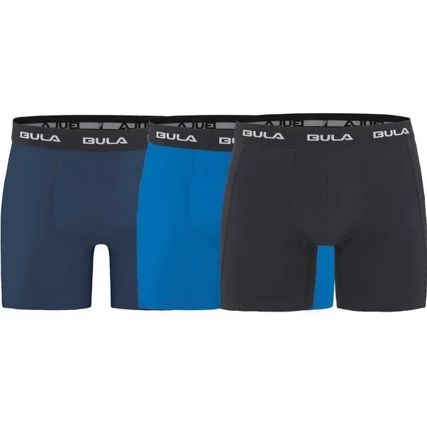 Bula Frame 3pk Boxers Black/Elblue/Navy Black/Elblue/Navy M