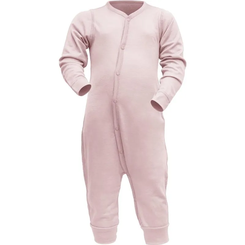 Devold Breeze Merino Sleepsuit Baby Chalk Pink Chalk Pink 56