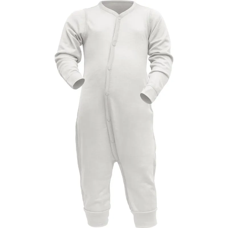 Devold Breeze Merino Sleepsuit Baby Offwhite Offwhite 98