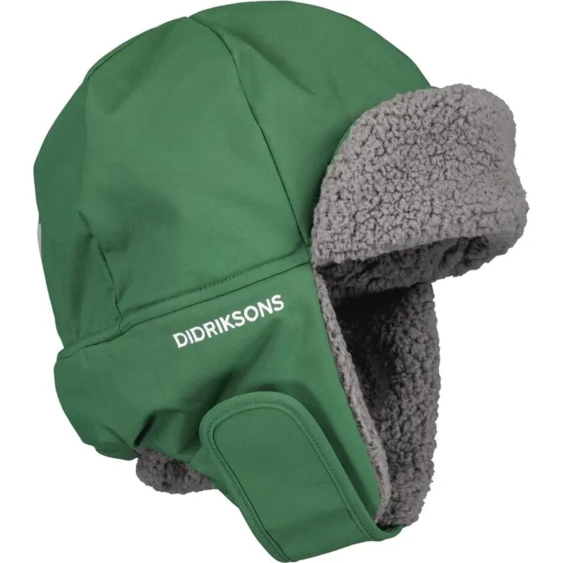 Didriksons Biggles Cap 6 Pine Green Pine Green 54