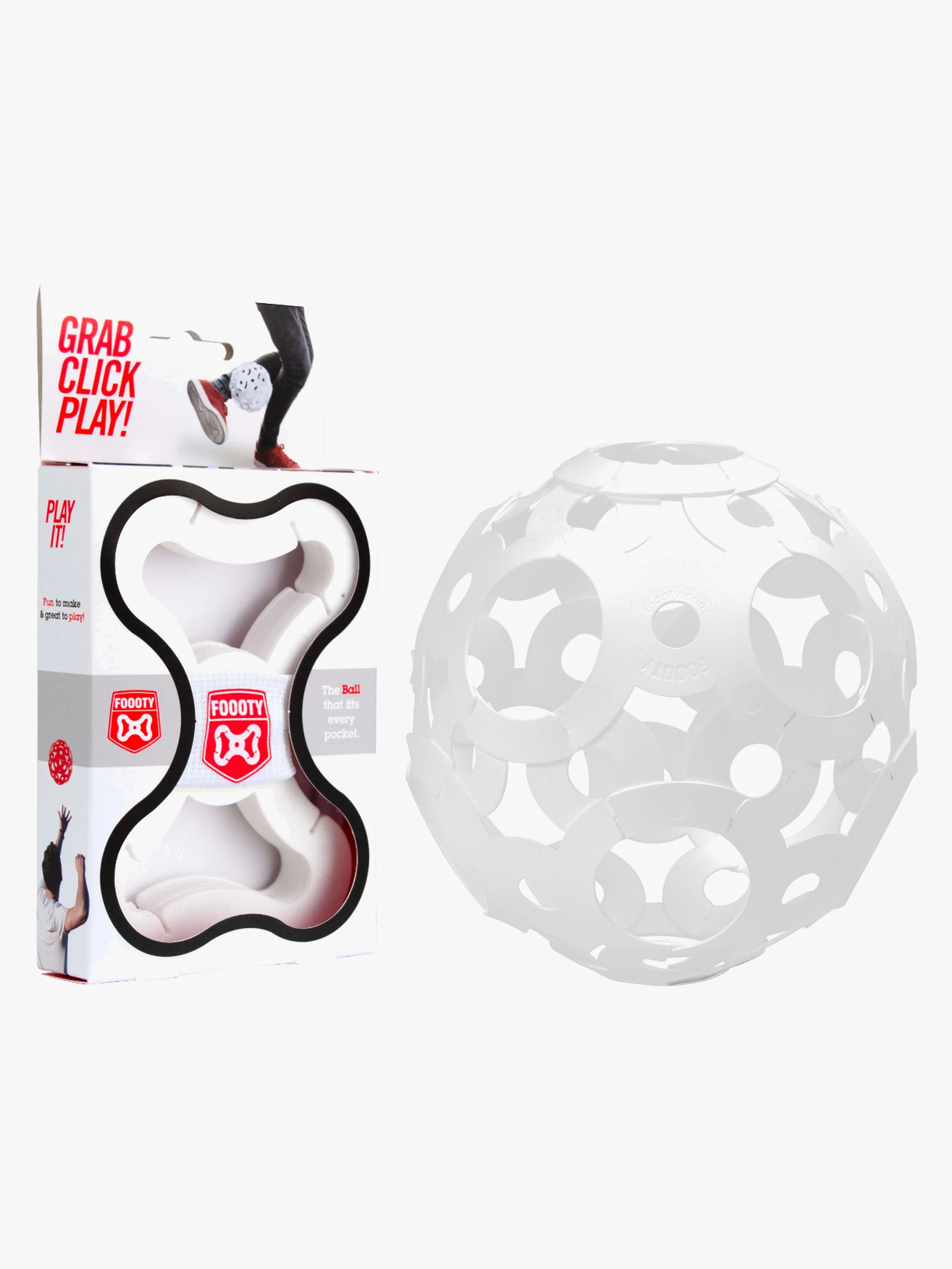 FOOOTY Innovativ Boll, Vit