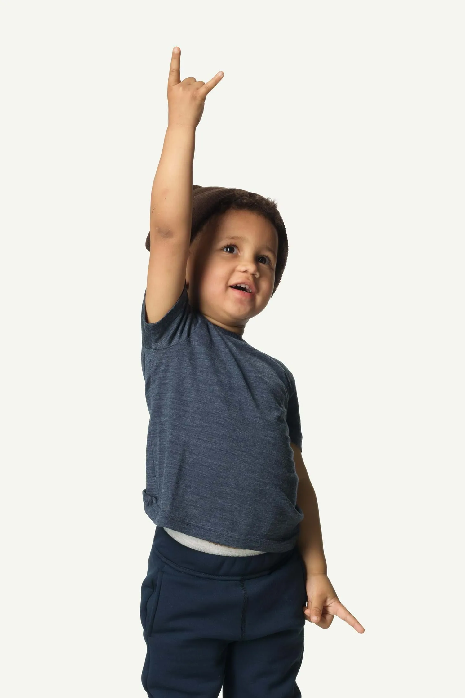 Houdini Kids Activist Tee, Deep Sea Blue, 80