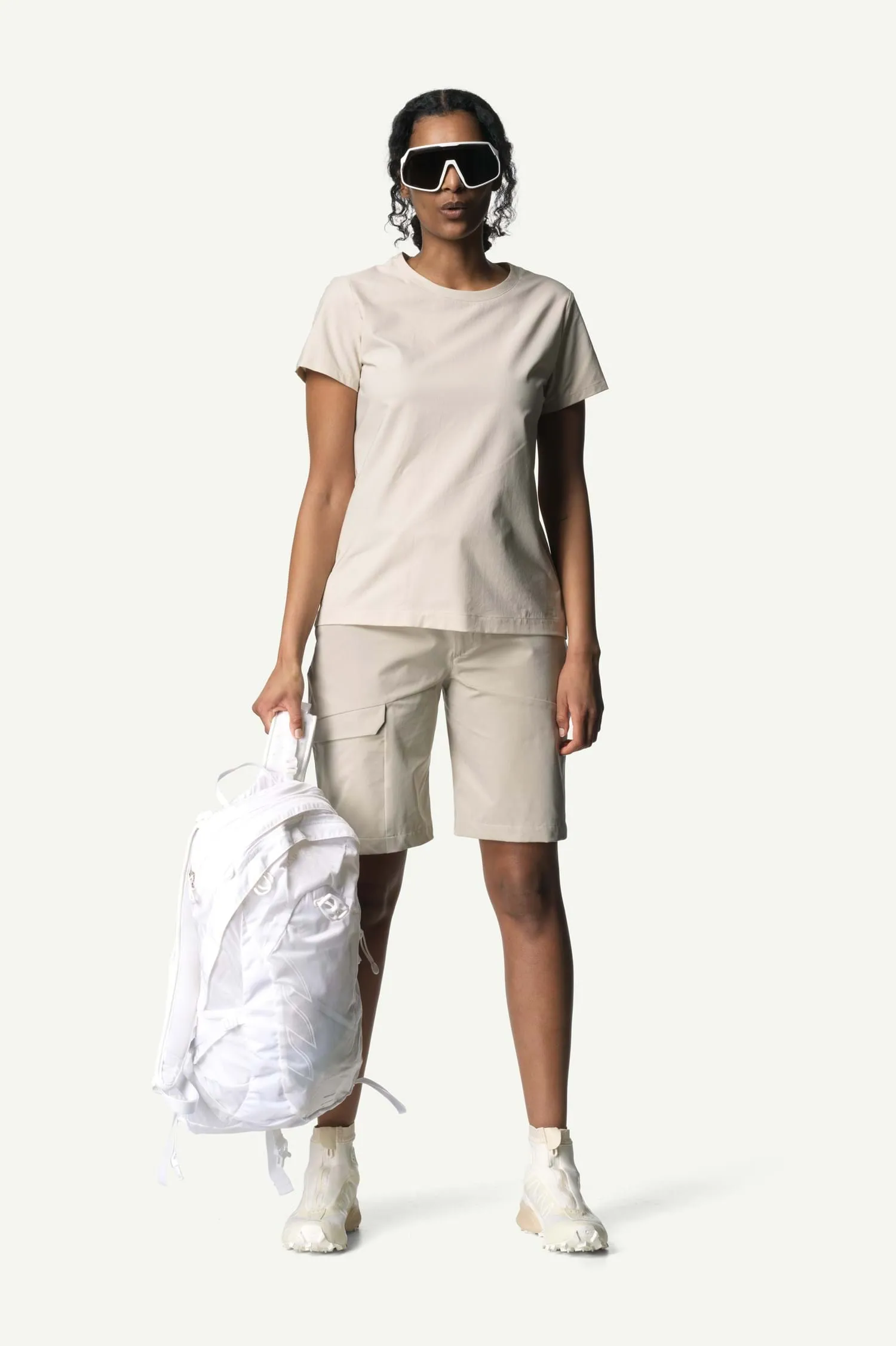 Houdini W's Cover Tee, Foggy Mountain, S