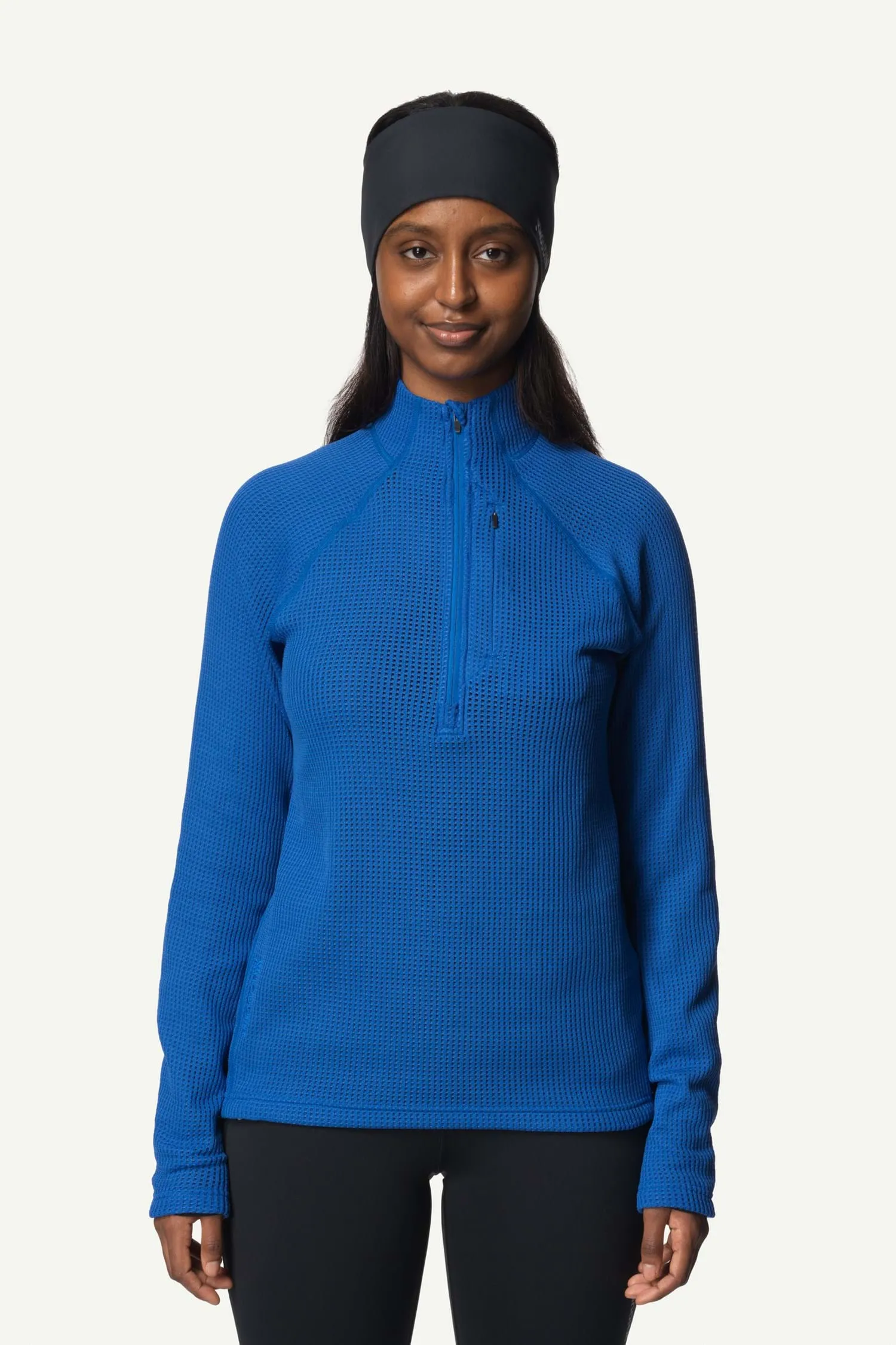 Houdini W's Pace Flow Half Zip, Sapphire Blue, XXS