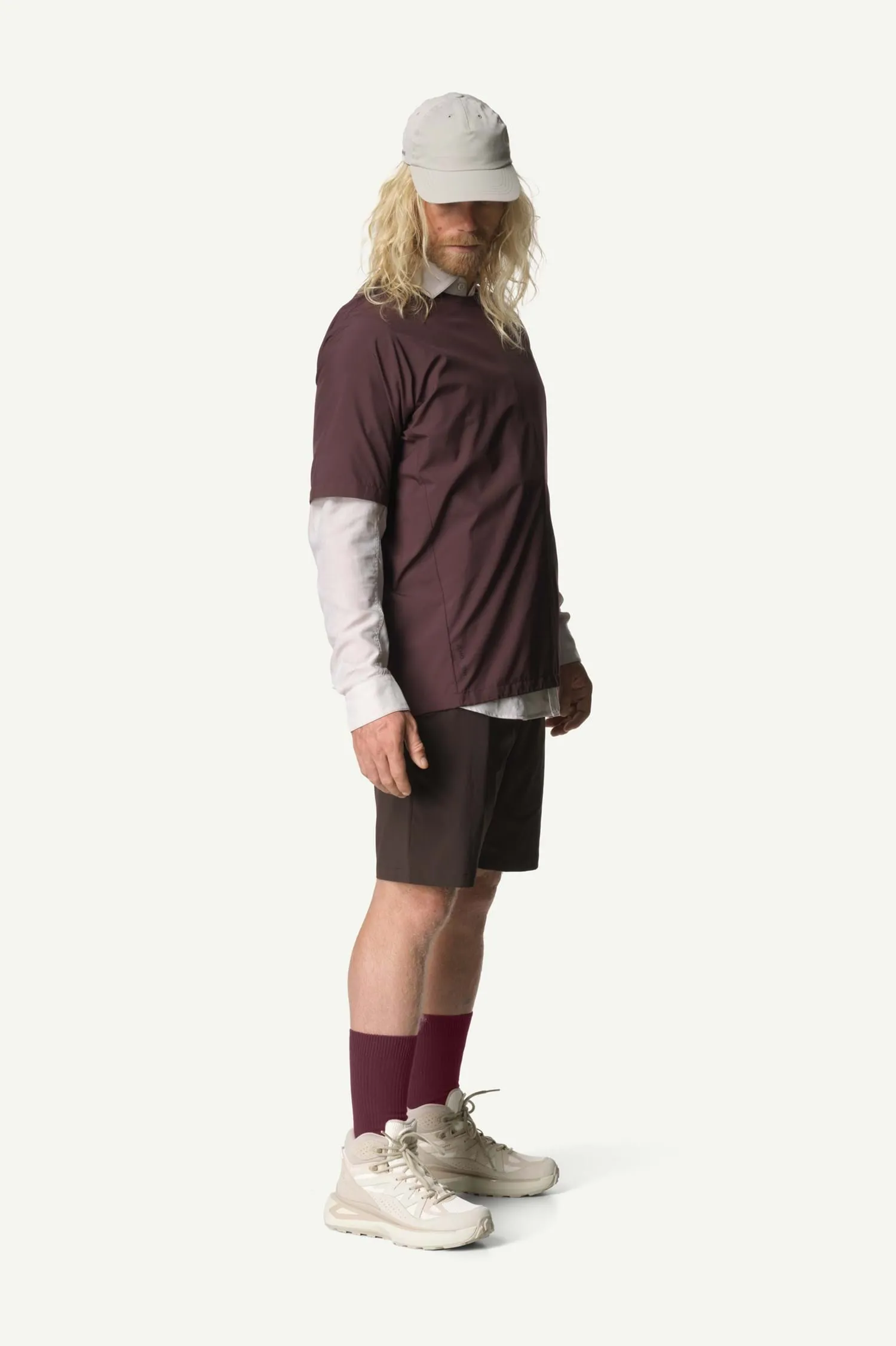 Houdini Weather Tee, Red Illusion, S/M