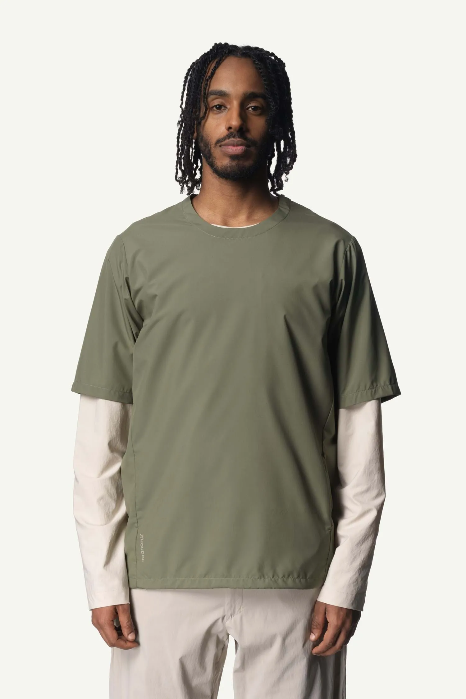 Houdini Weather Tee, Sage Green, XS/S