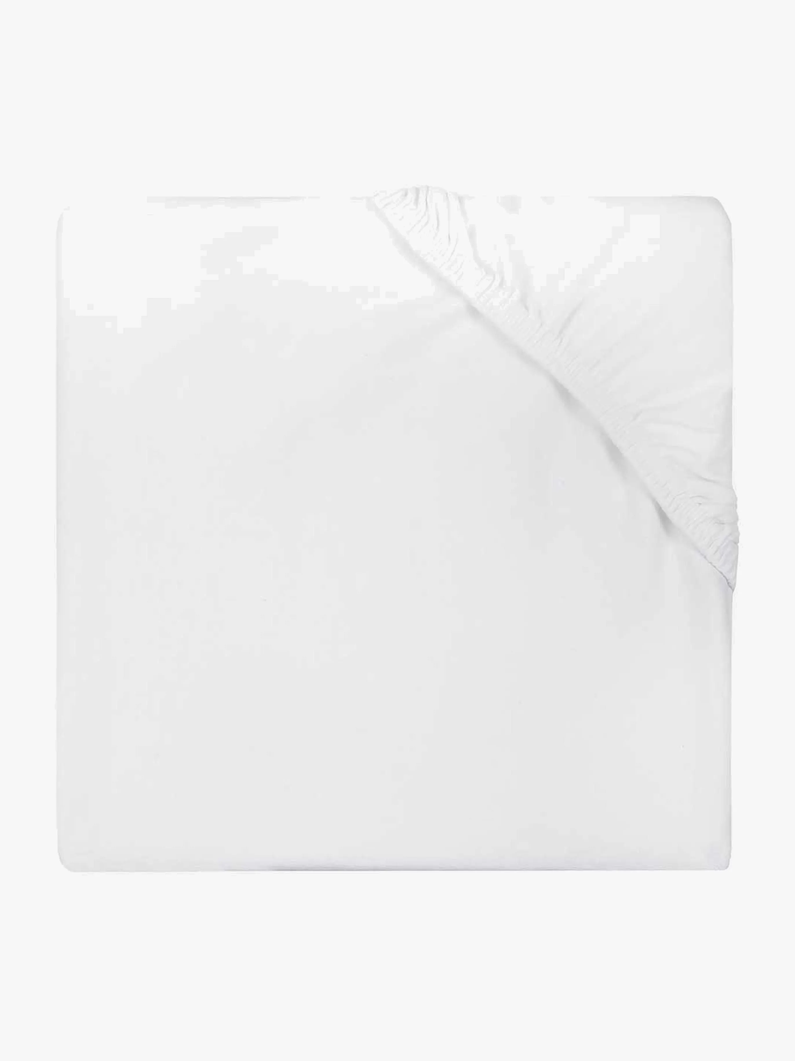 Jollein Dra-på-lakan Bomull 40x80cm, Vit