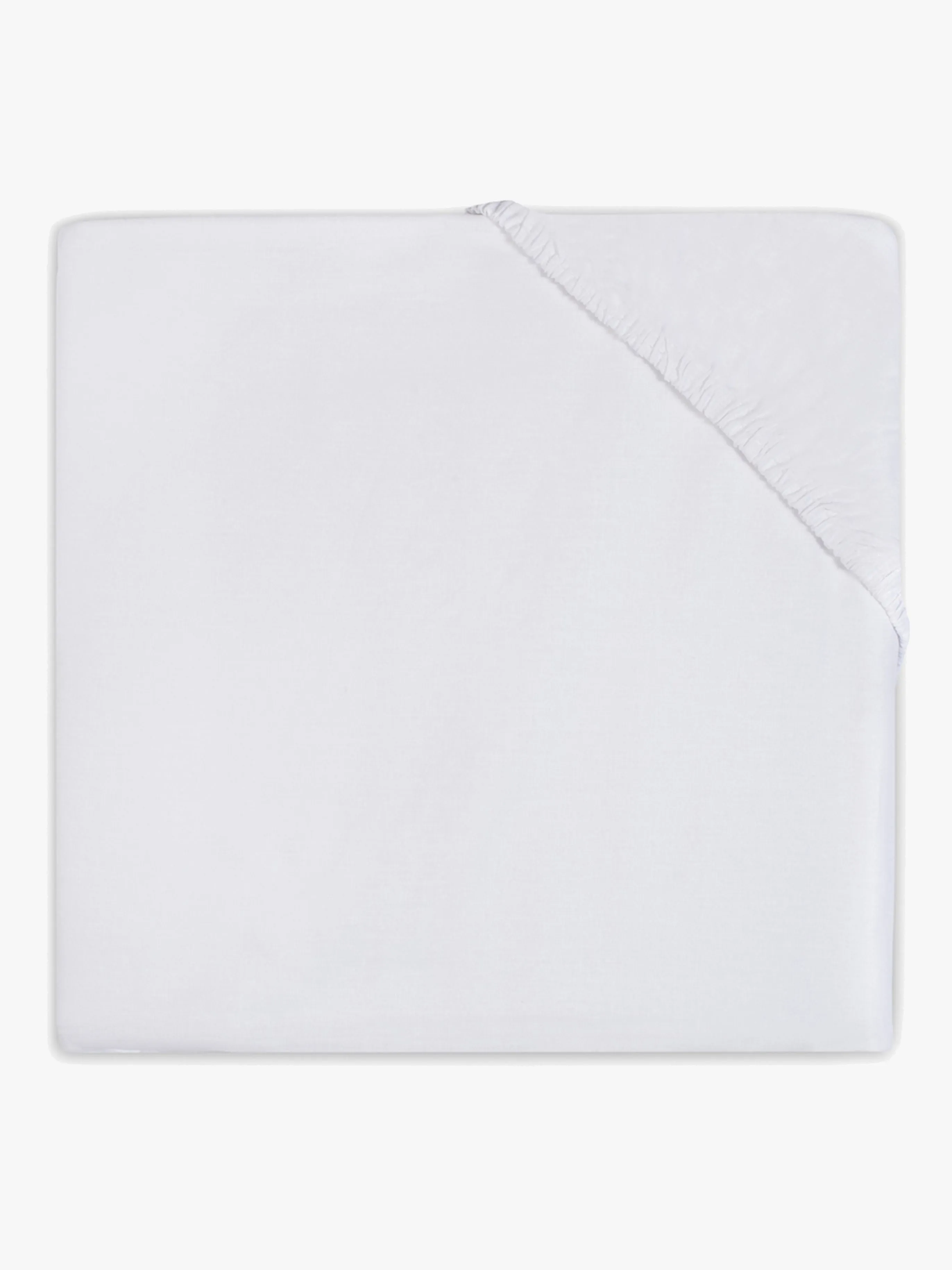 Jollein Dra-på-lakan Bomull 70x140cm, Vit