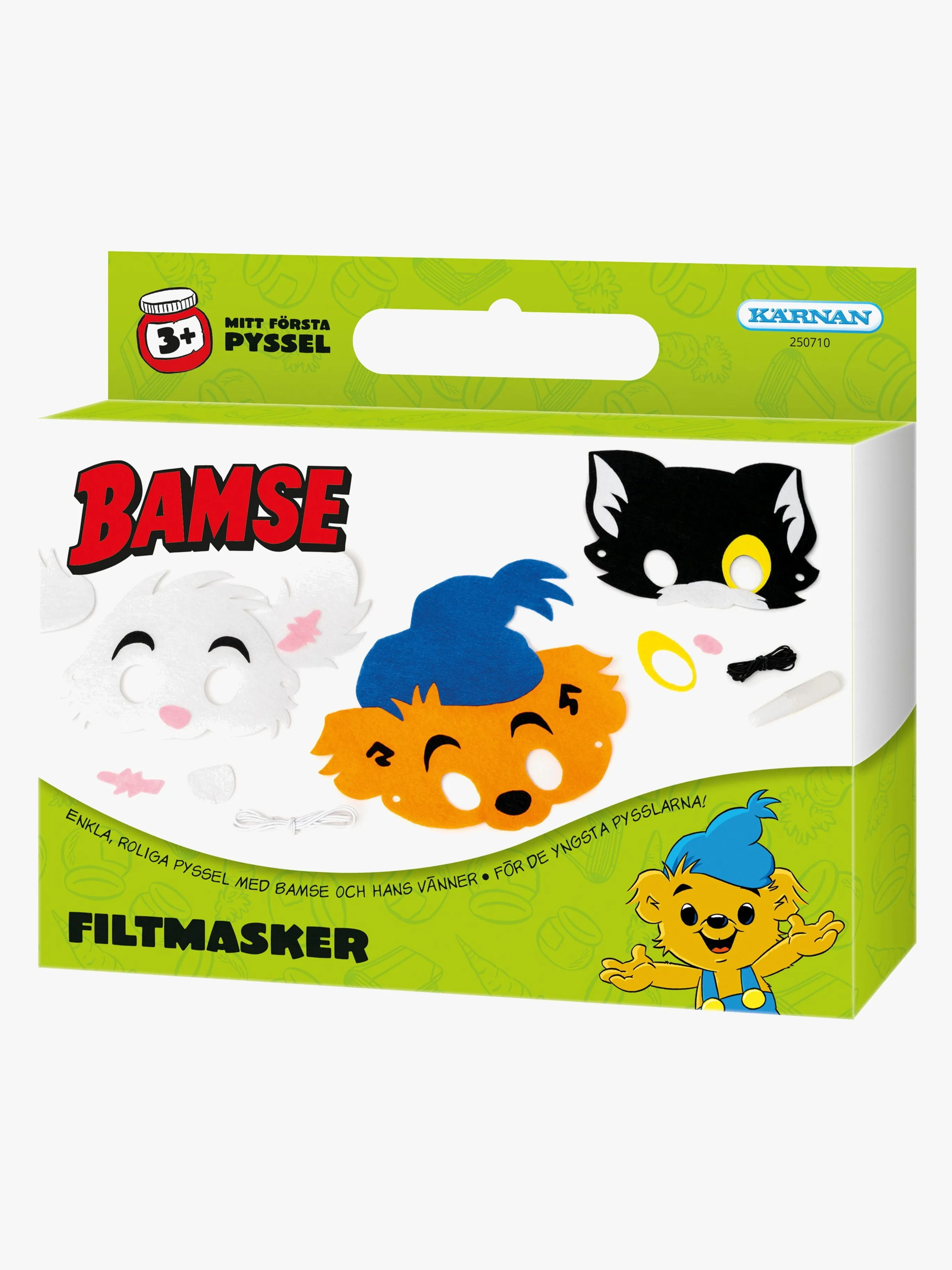 Kärnan Kul Att Skapa Bamse Ansiktsmasker Pysselset