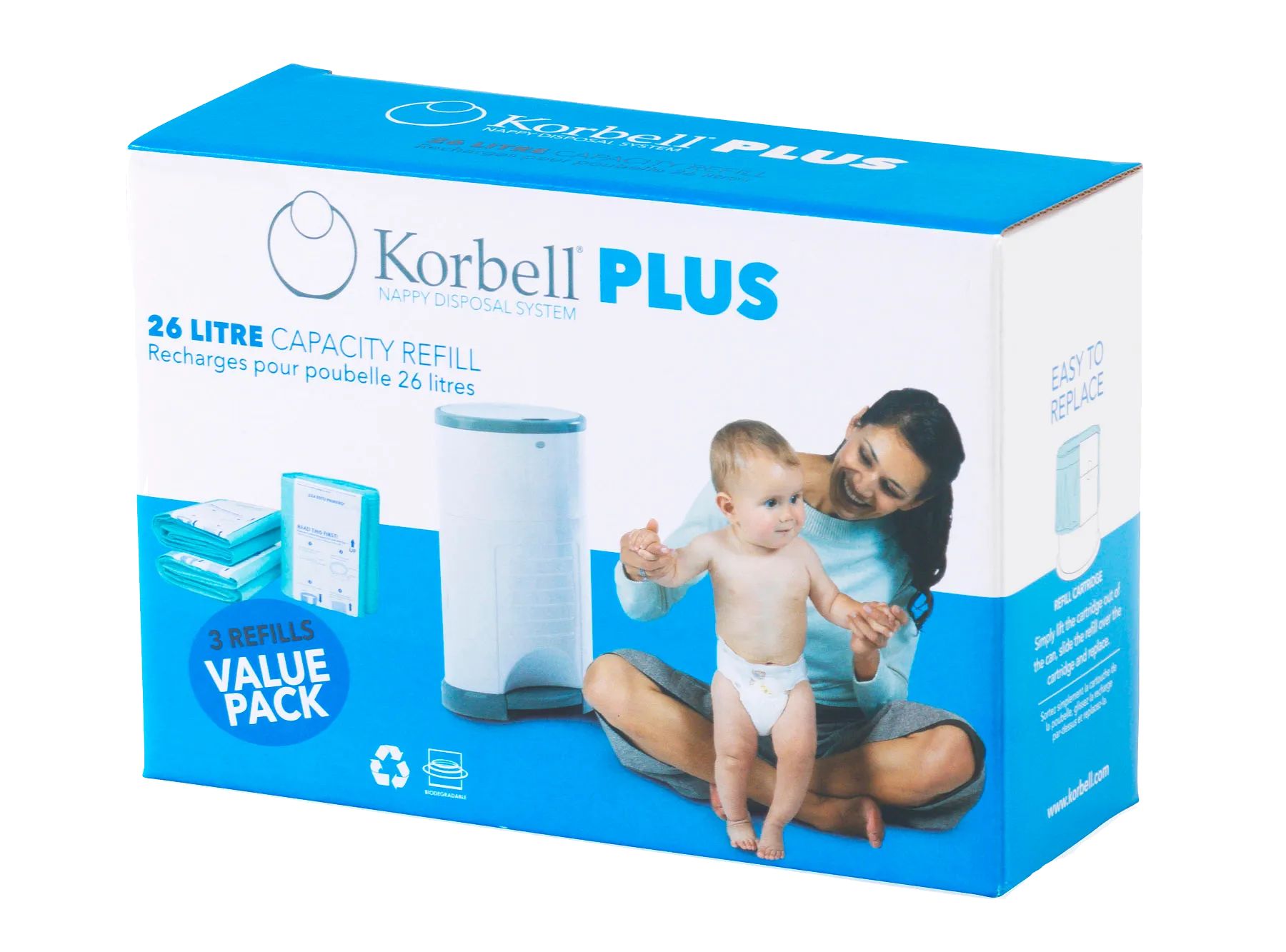 Korbell PLUS Refill 3-pack