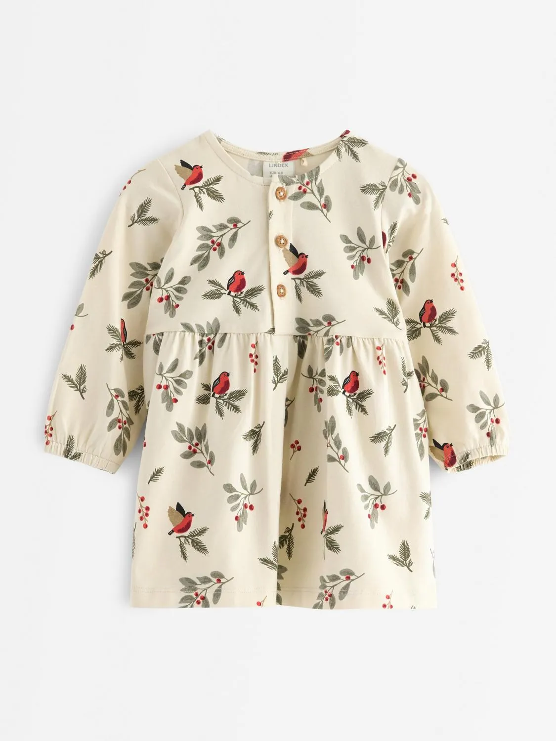 Långärmad klänning