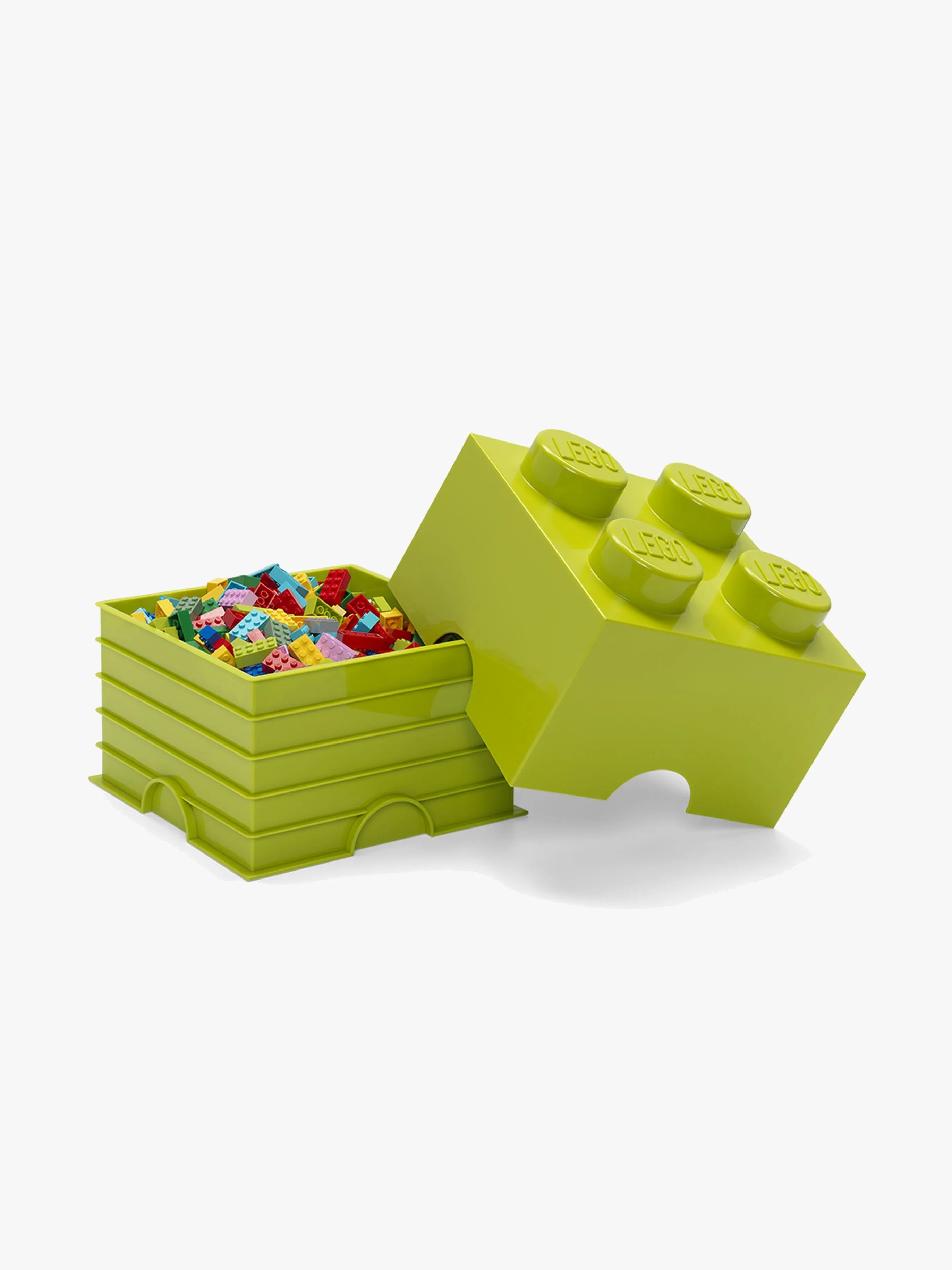 LEGO Förvaring 4 Lime, Förvaring Barnrum