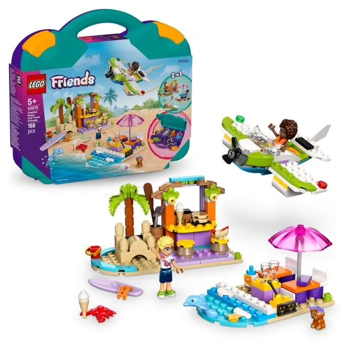 LEGO Friends 42672 Kreativ strand och resväska