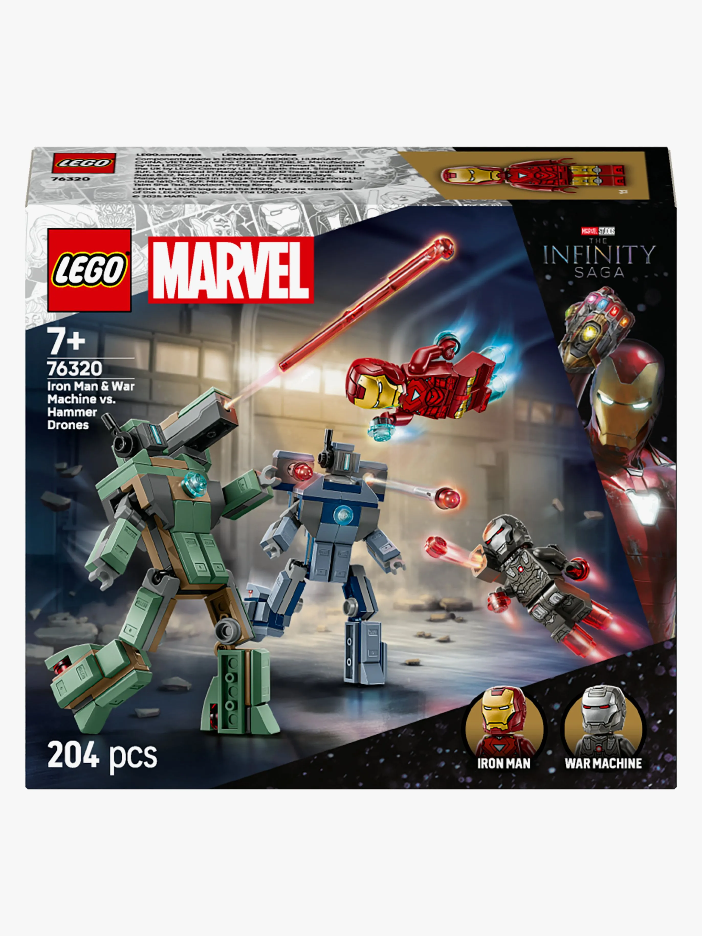LEGO Super Heroes 76320 Iron Man &  War Machine mot Hammer Drones