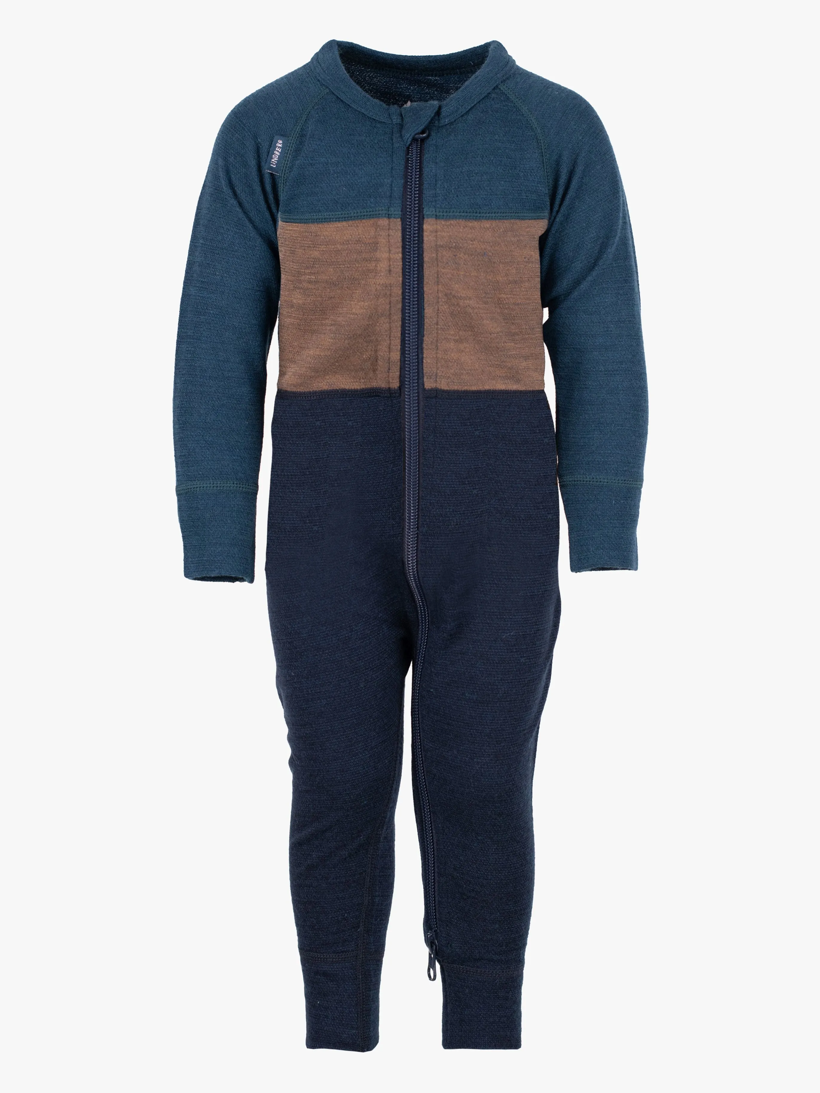 Lindberg Bamboo Merino Underställ Overall, Blue/Navy, 86-92