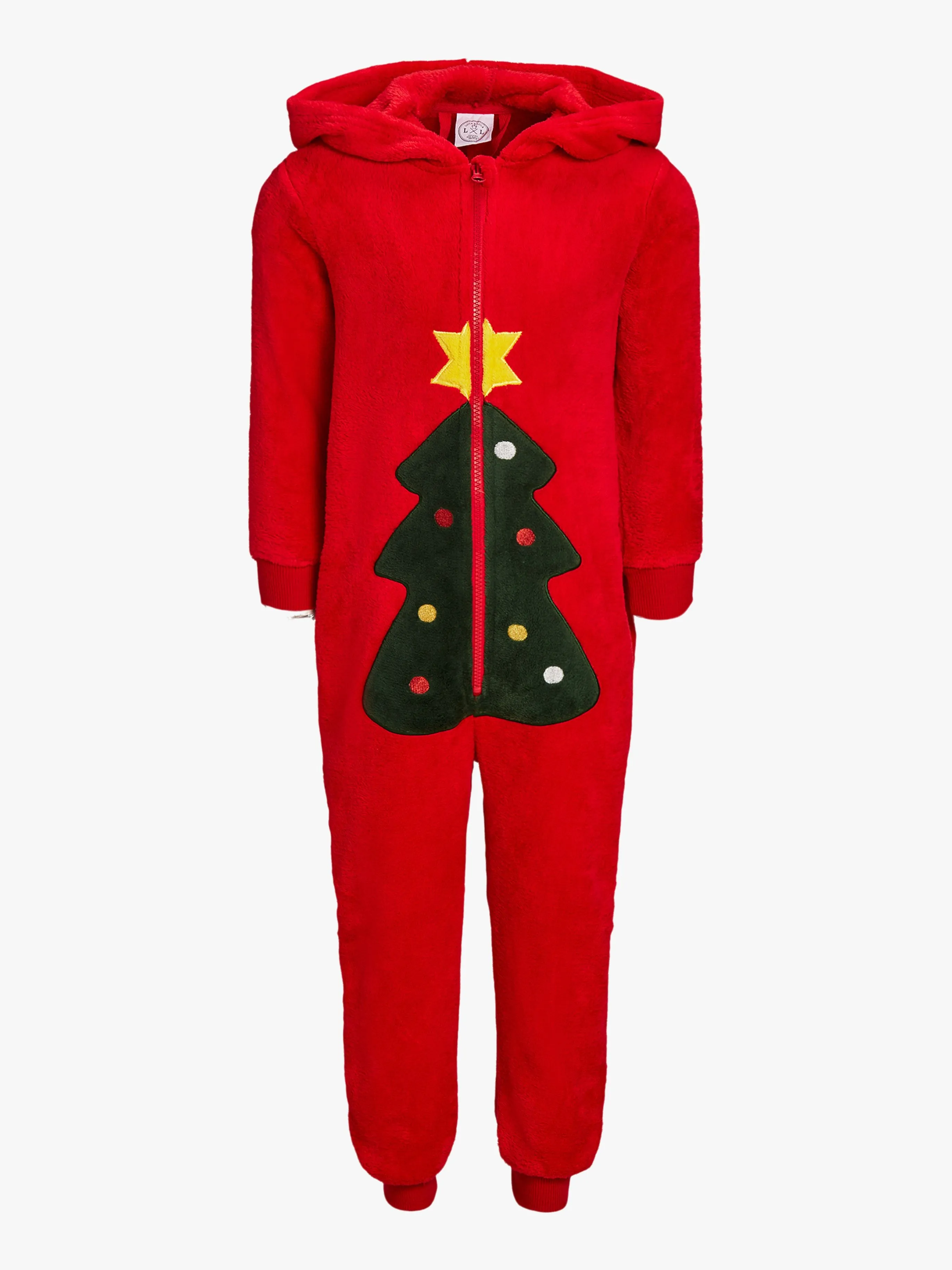 Luca &  Lola Baby Albero Jumpsuit, Red Christmas 80