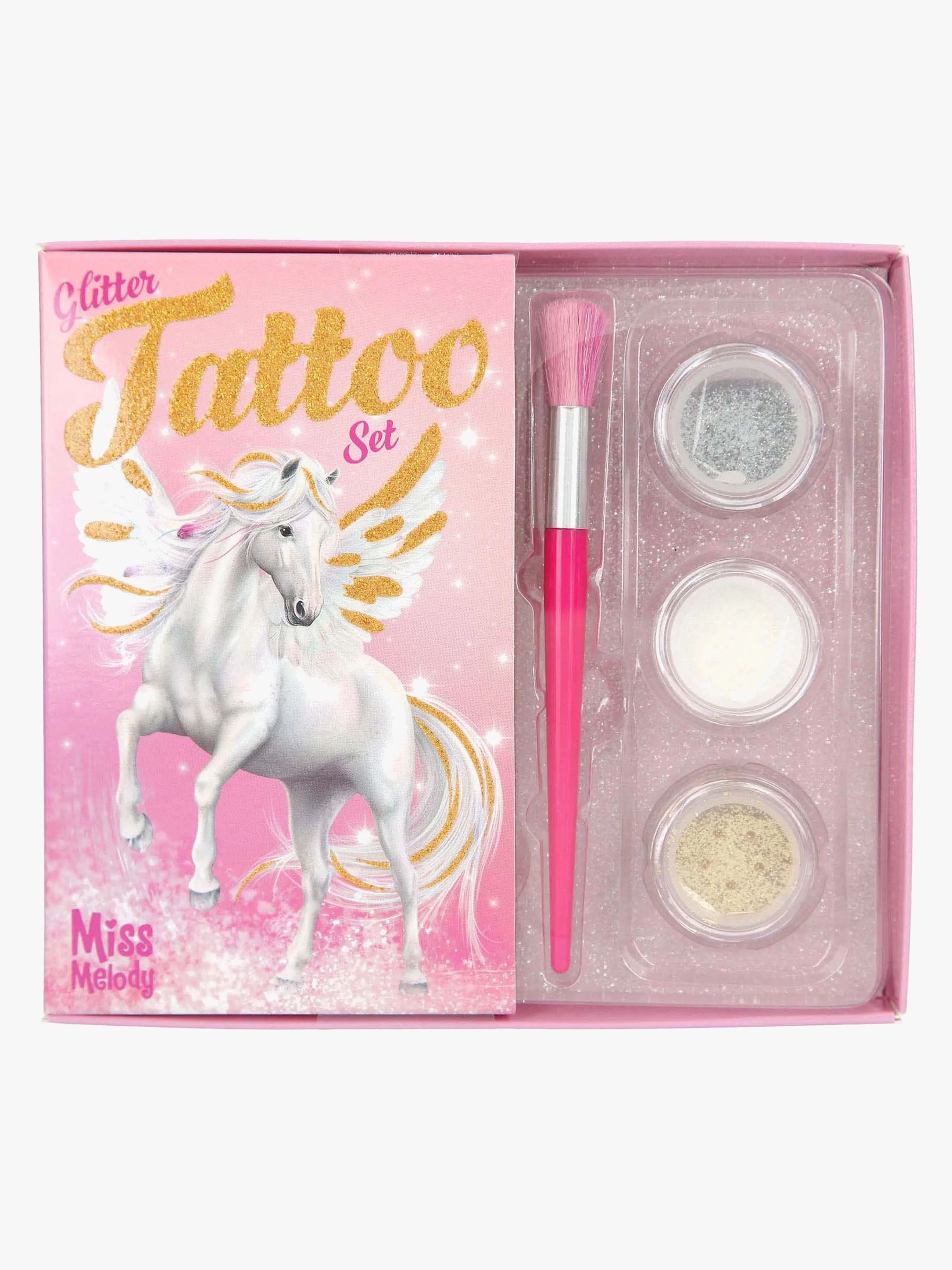 Miss Melody Glitter Tatueringsset