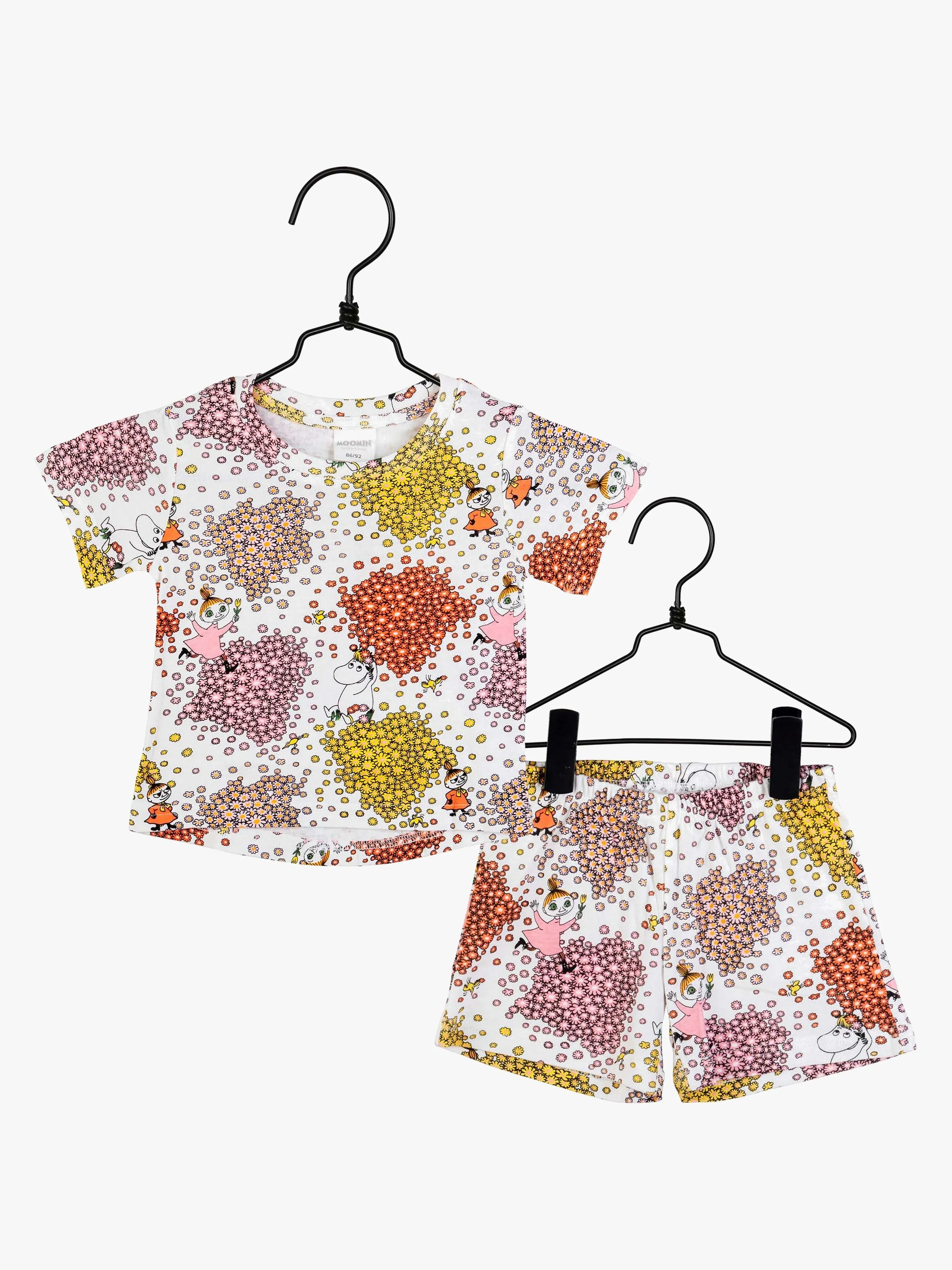 Mumin Coo Pyjamas, White, 98-104