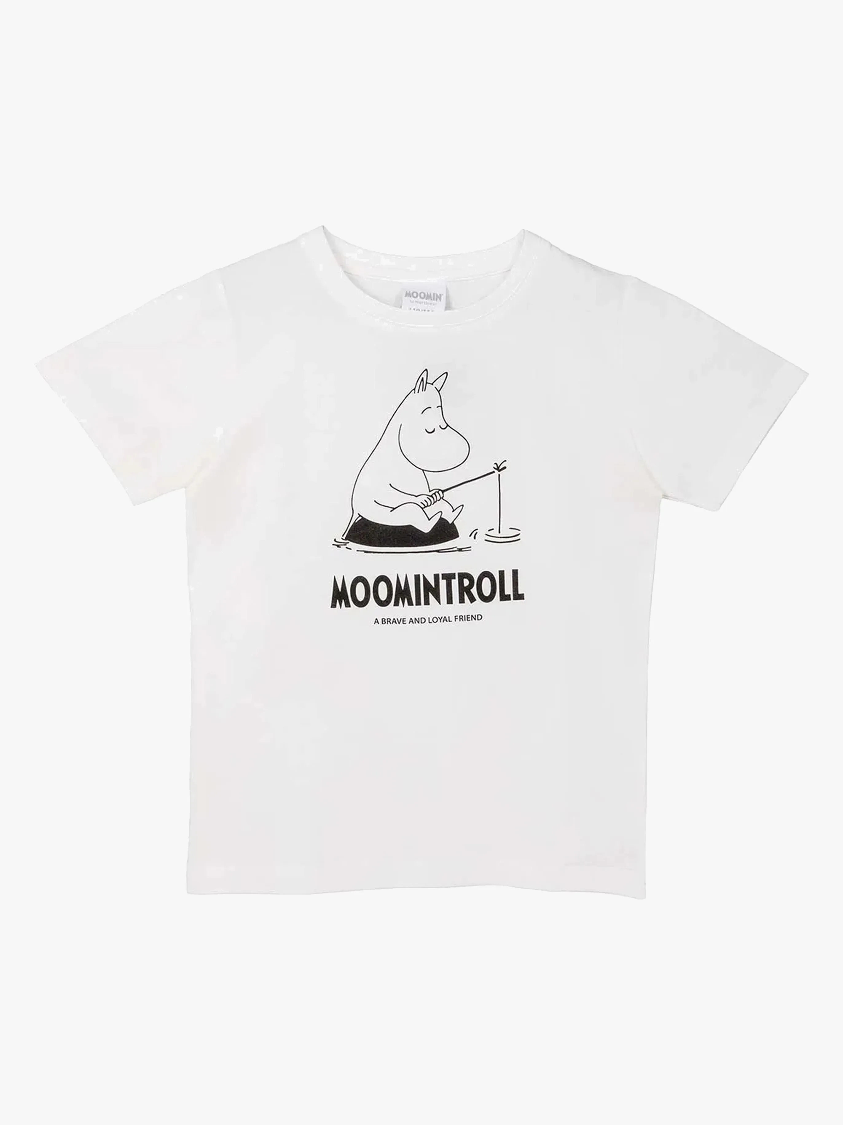 Mumin Karaktär Mumin T-shirt, Vit, 146-152