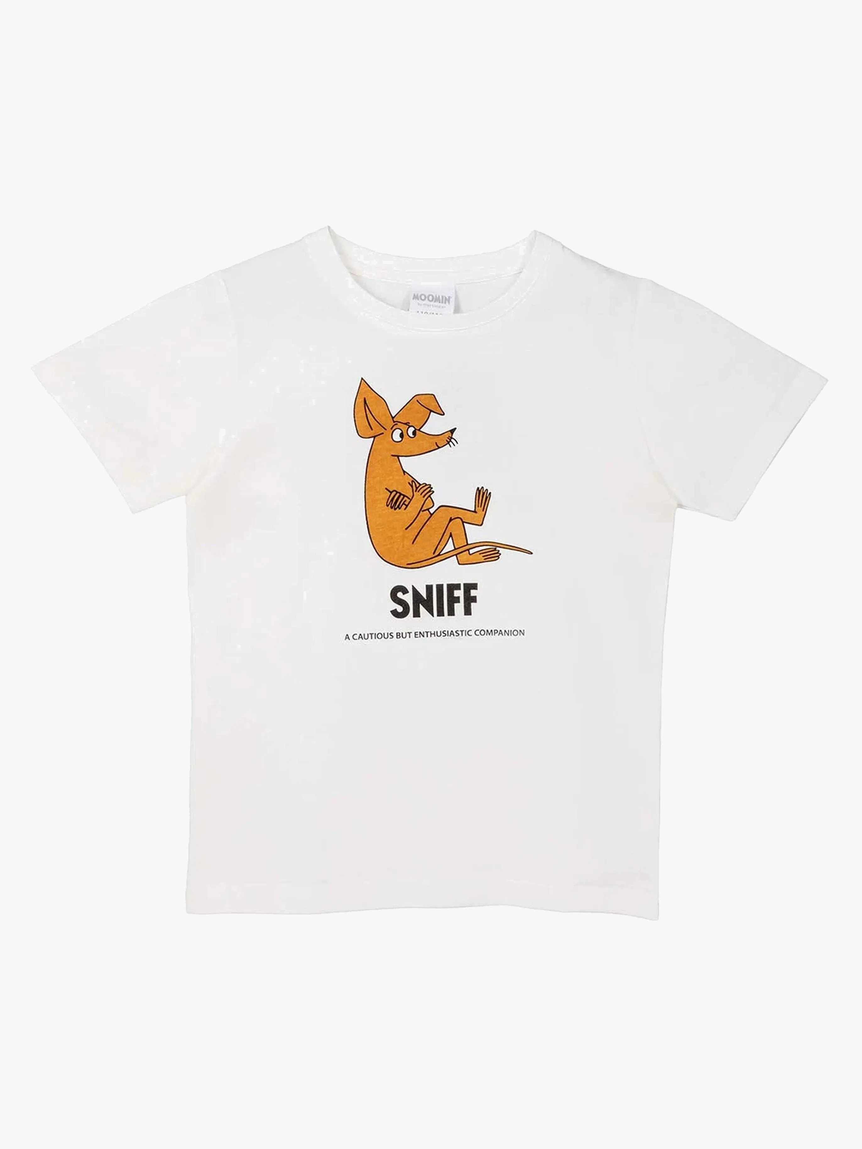 Mumin Karaktär Sniff T-shirt, Vit, 86-92