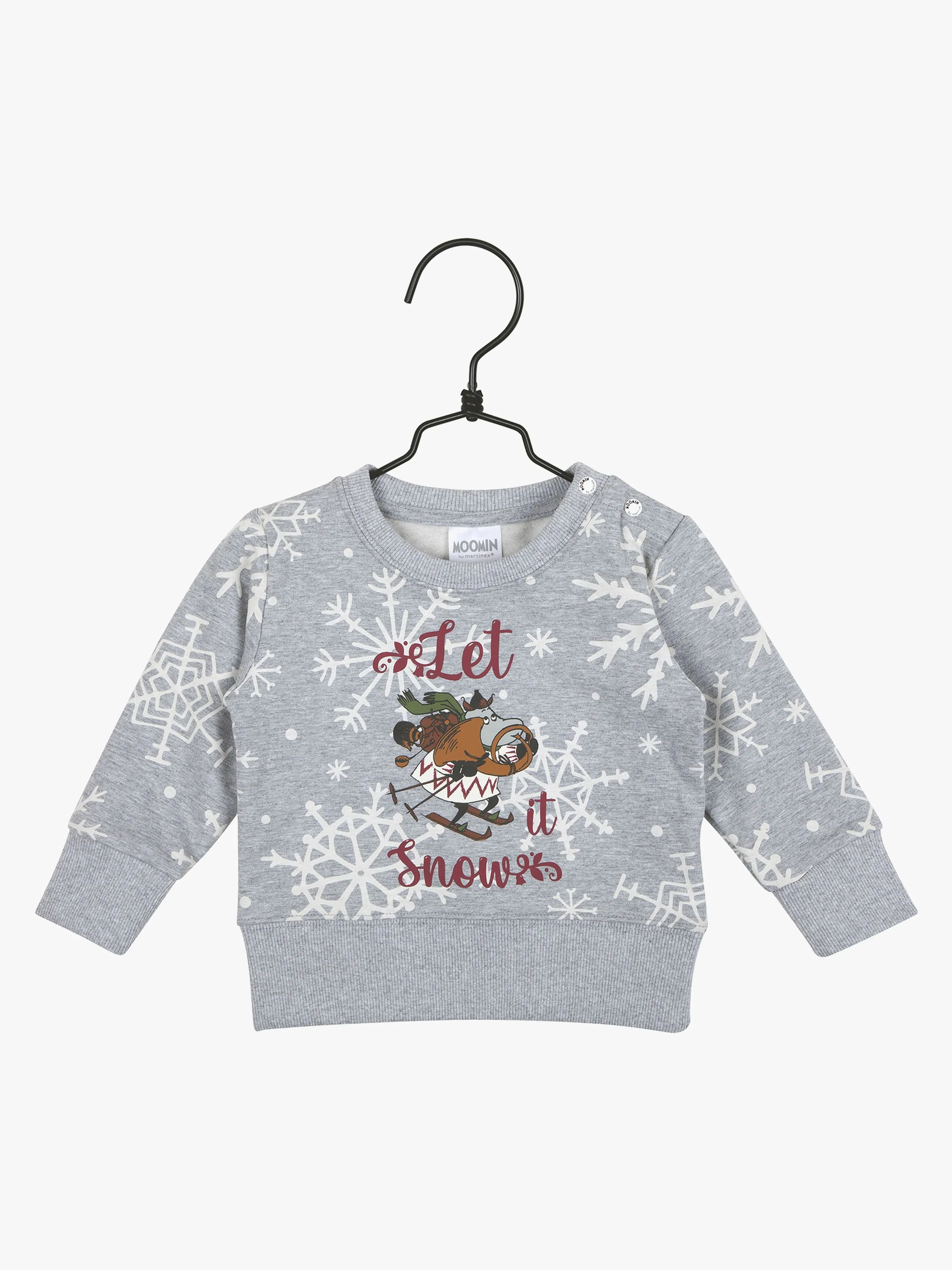 Mumin Snow Tröja, Grey, 68