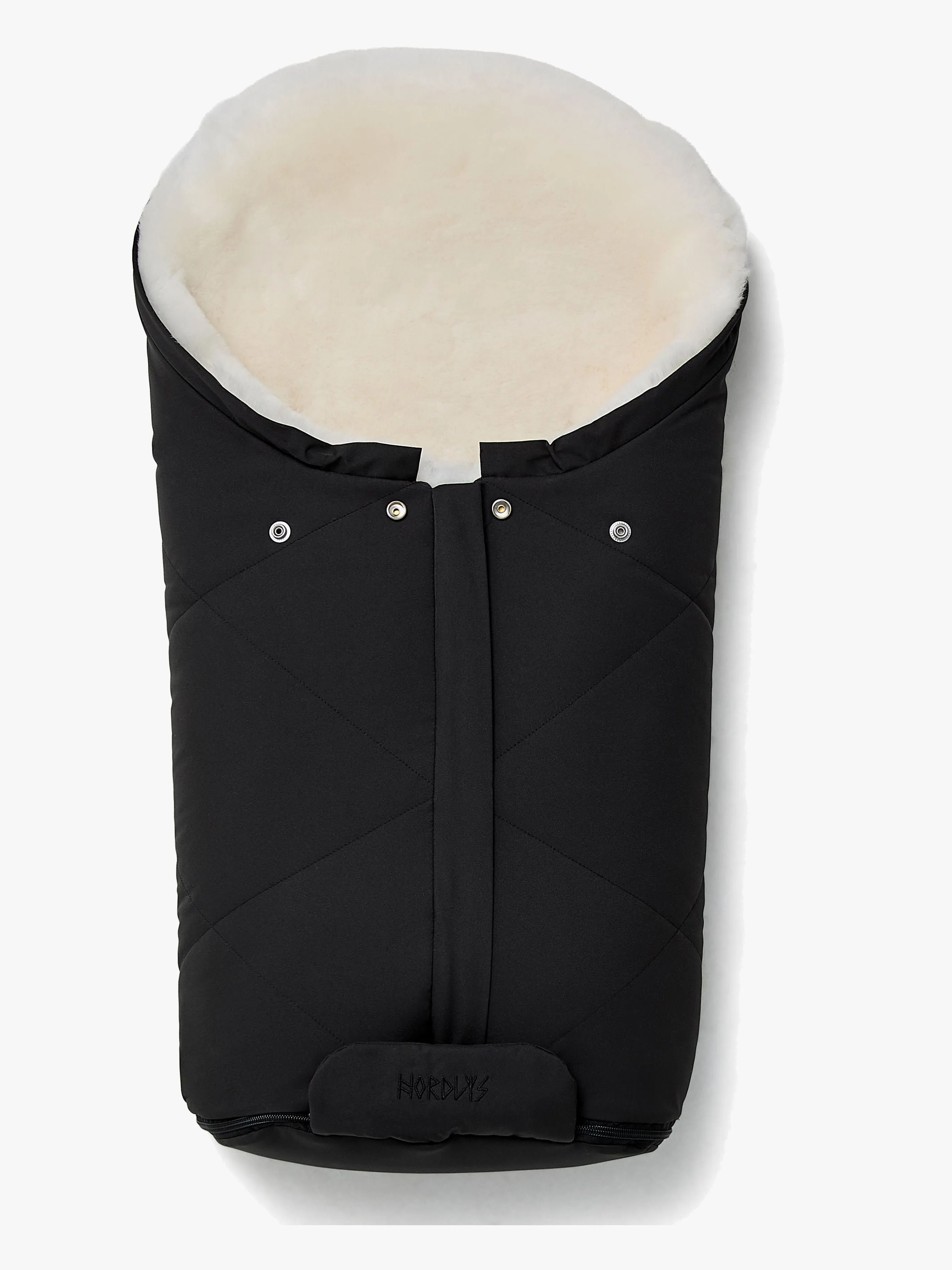 Nordlys Fenya Mini Lammskinnsåkpåse, Svart