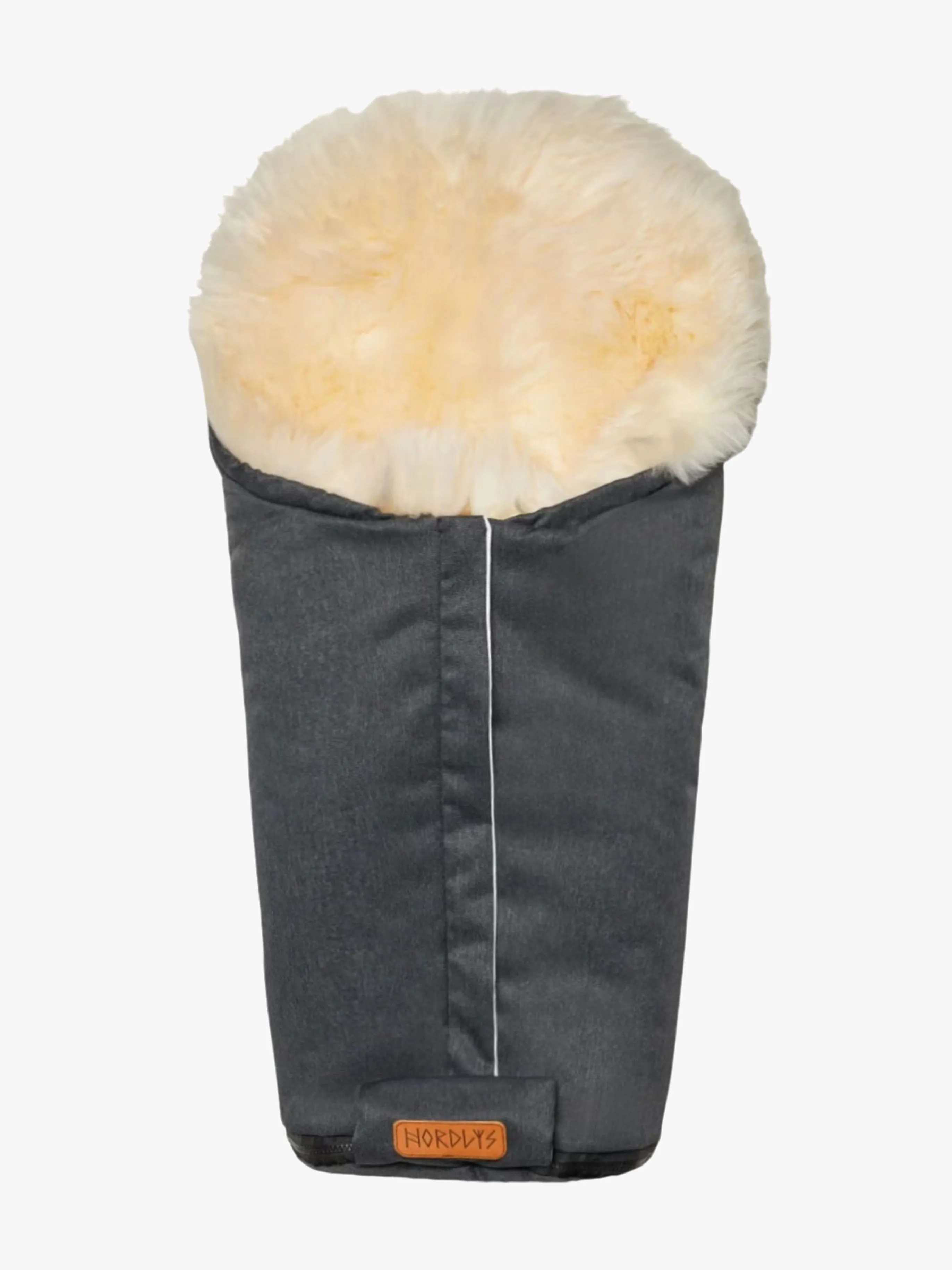 Nordlys Idun Mini Lammskinnsåkpåse, Grey/Natural
