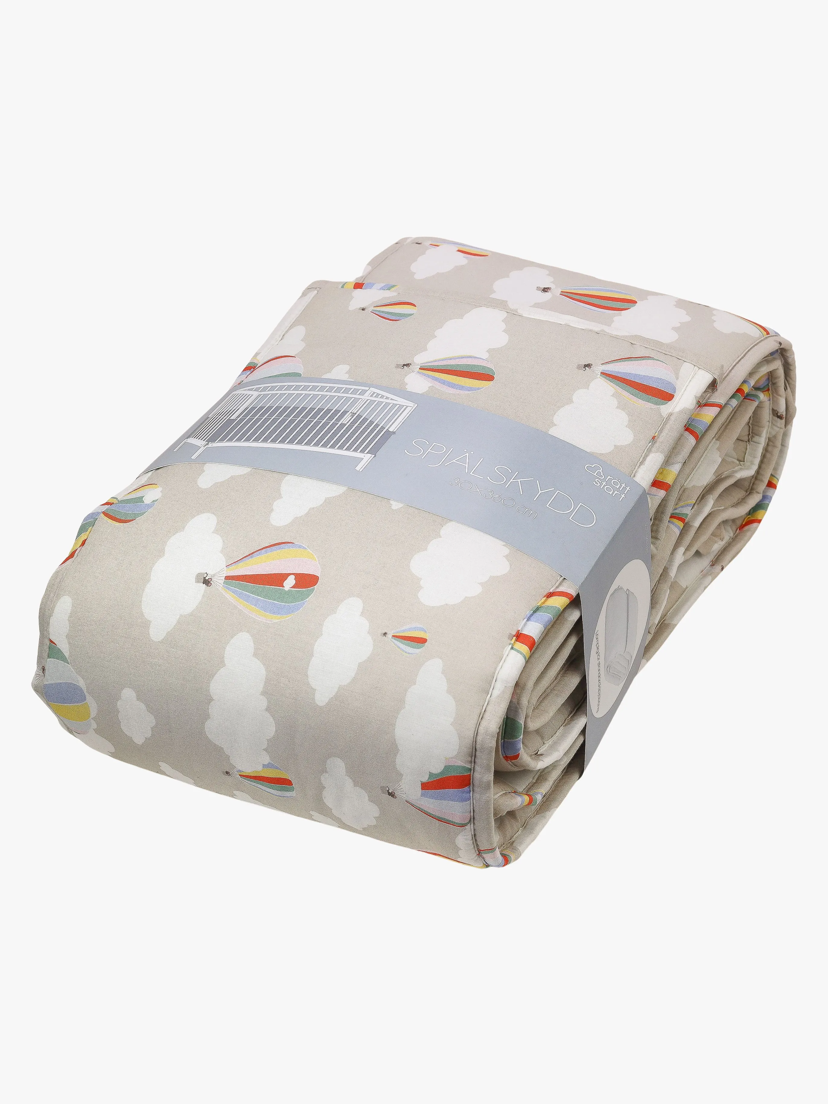 Rätt Start Spjälskydd Luftballong 360, Greige