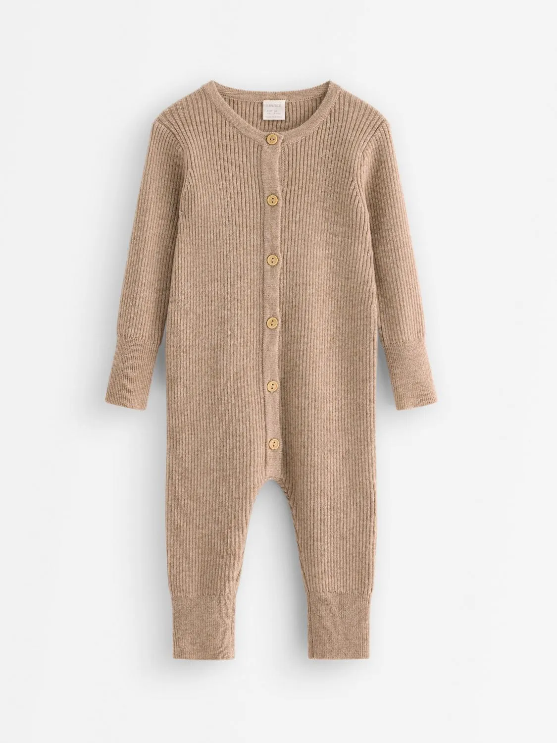 Ribbad jumpsuit i ull