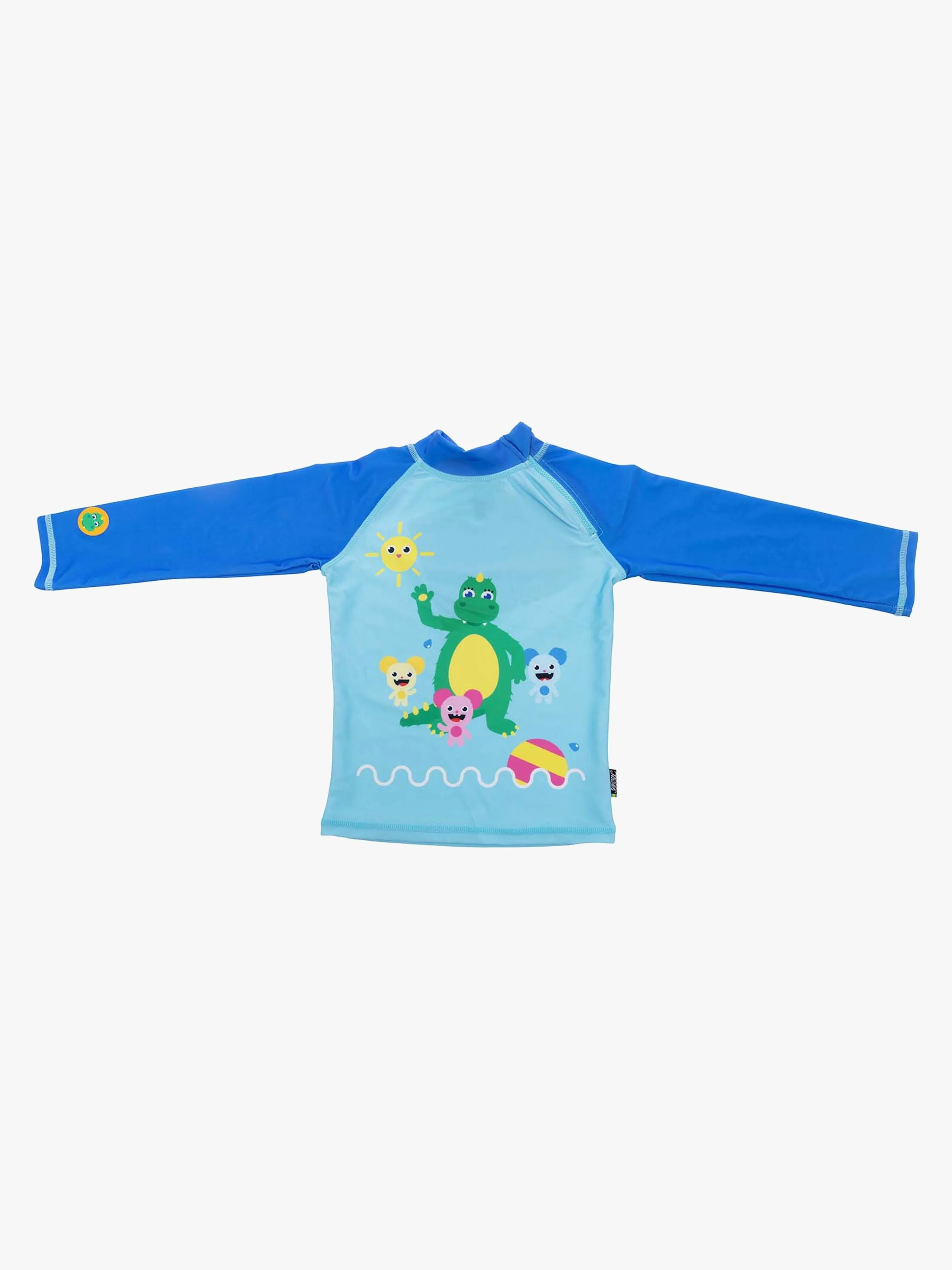 Swimpy Bolibompa UV-Tröja, Ljusblå/Mörkblå, 110-116