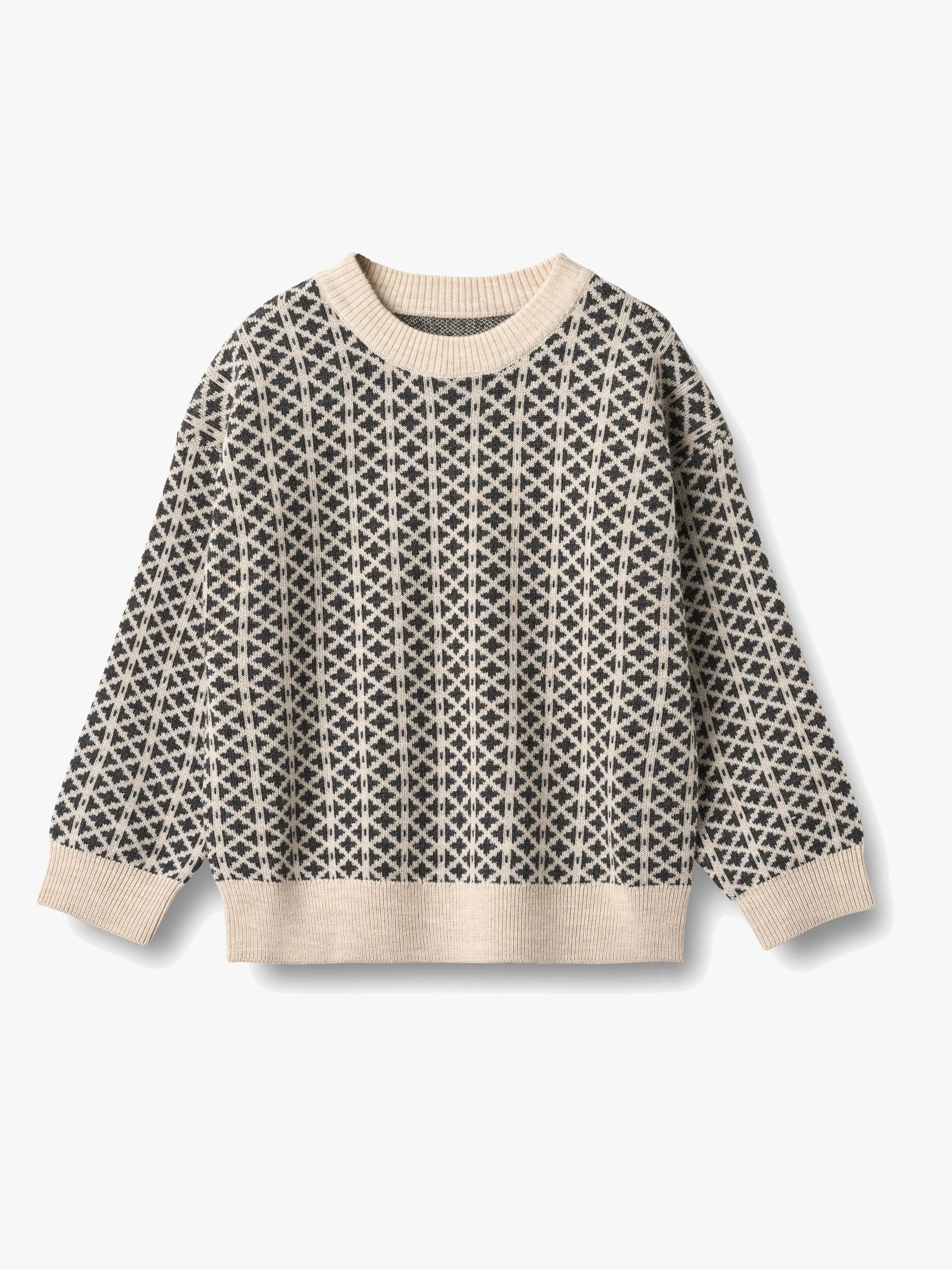 Wheat Elias Tröja, Warm Sand Melange, 116