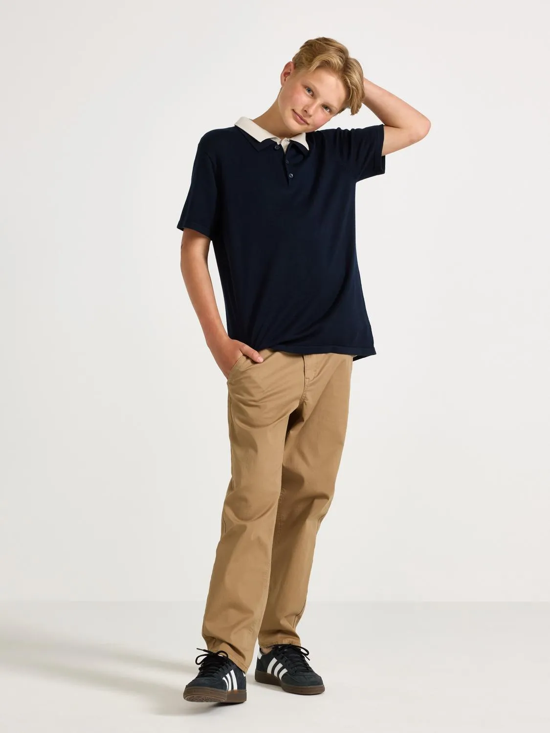 WILMER Wide leg chinos