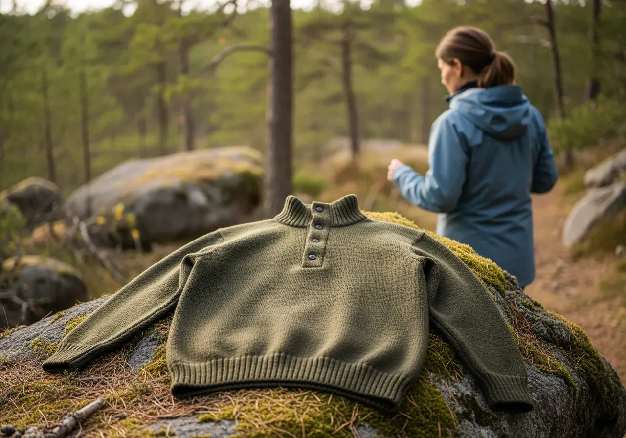 Outdoor tröja för friluftsliv